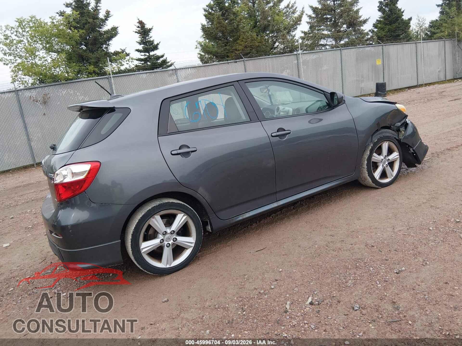 TOYOTA MATRIX 2010 - 2T1LE4EE9AC013041