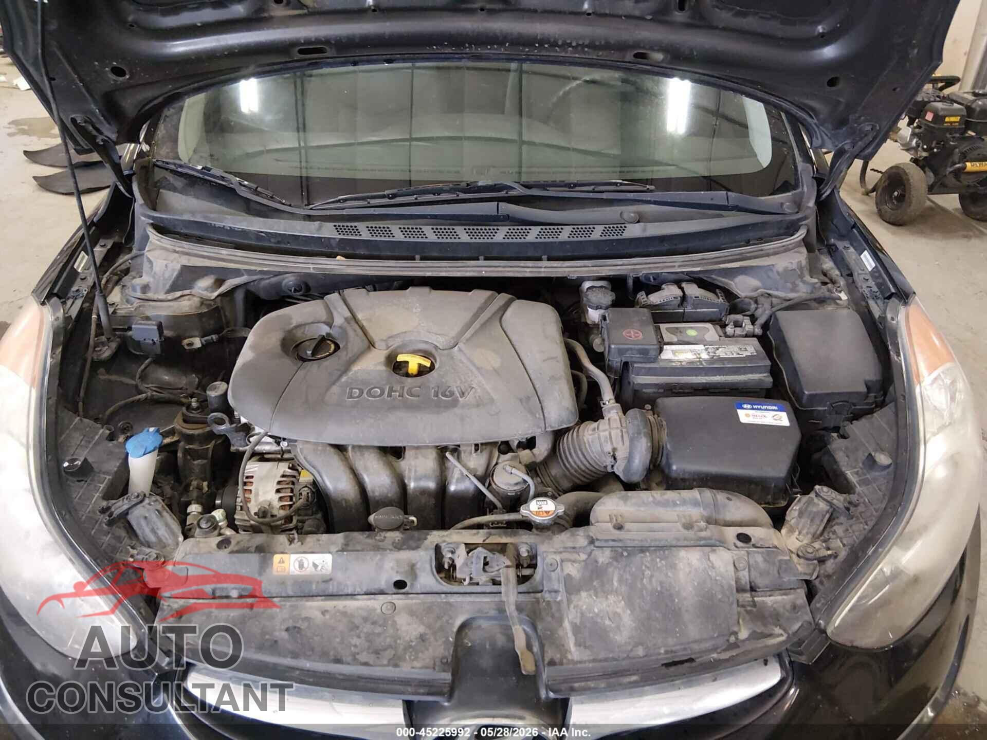 HYUNDAI ELANTRA 2013 - KMHDH4AEXDU889783