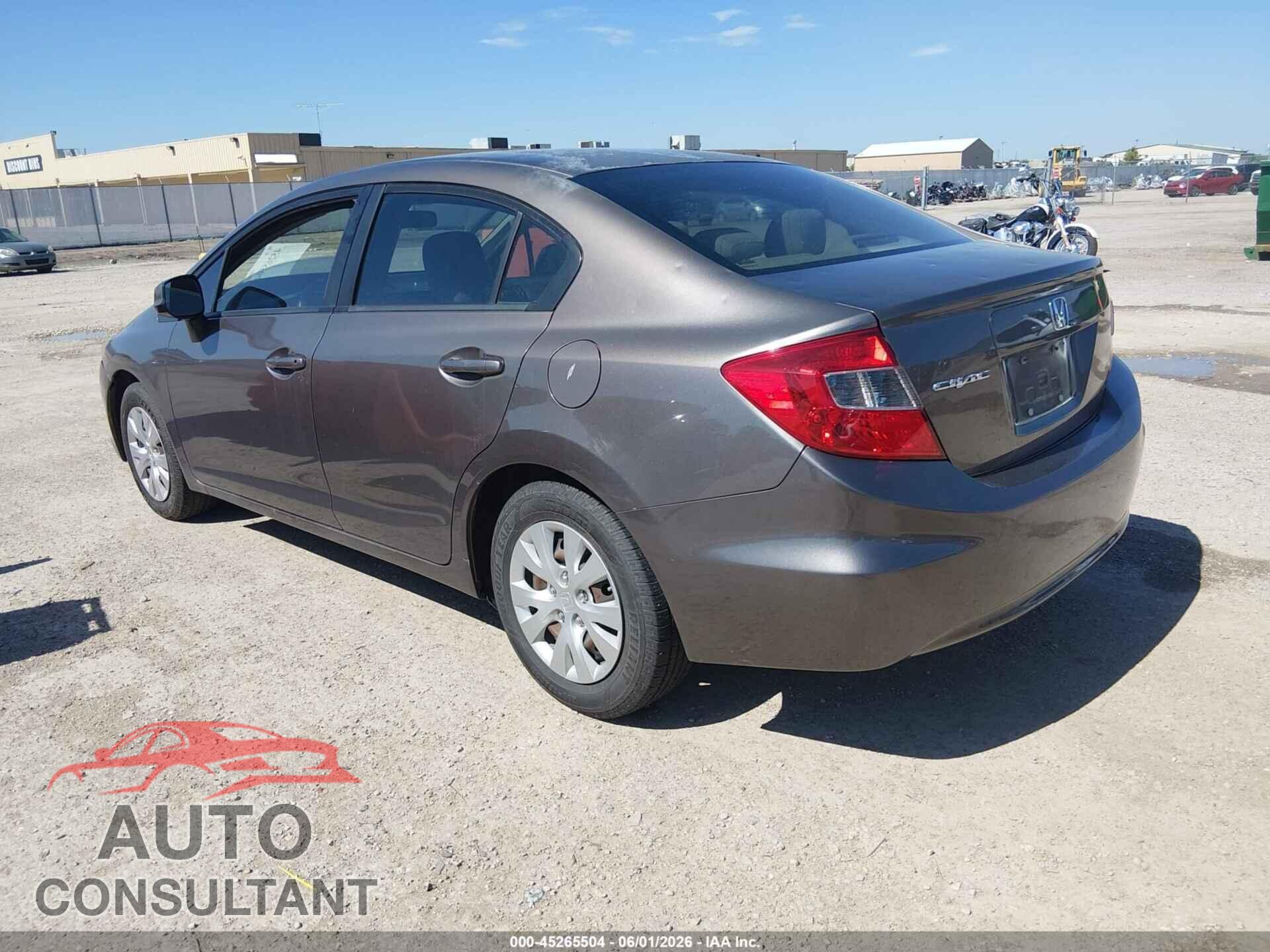 HONDA CIVIC 2012 - 2HGFB2F57CH530373