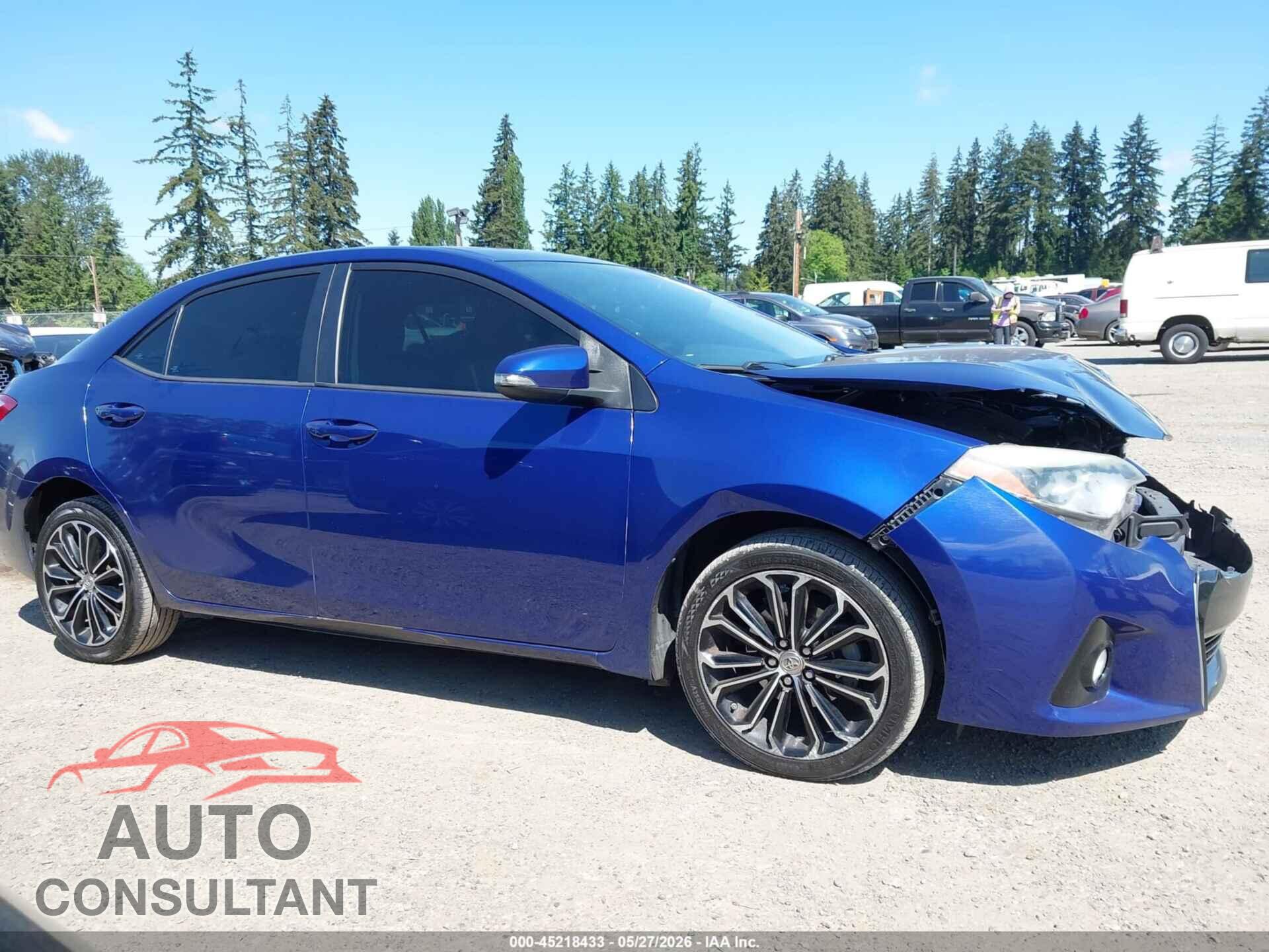 TOYOTA COROLLA 2014 - 2T1BURHE2EC110627