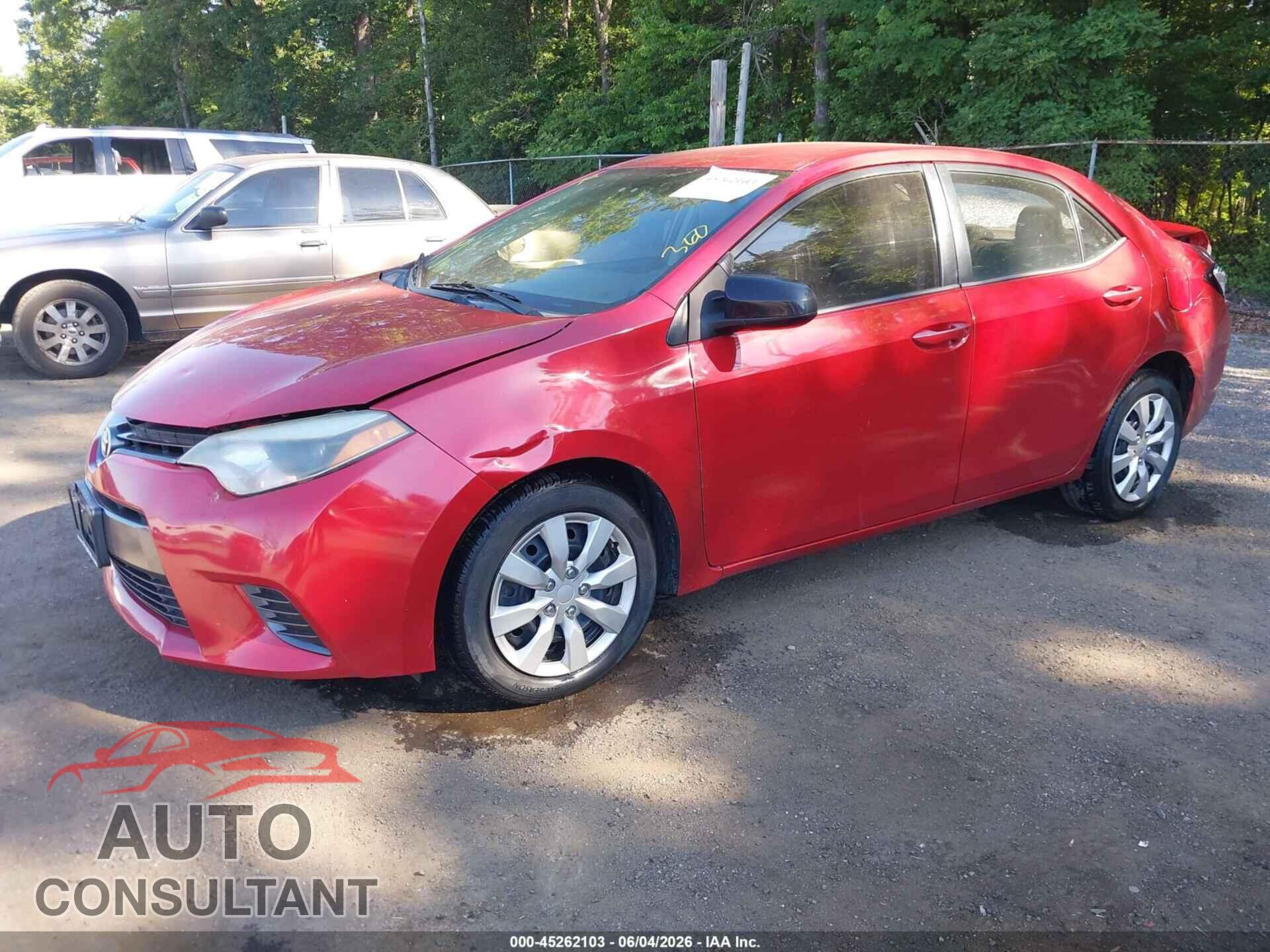 TOYOTA COROLLA 2015 - 2T1BURHE1FC323859