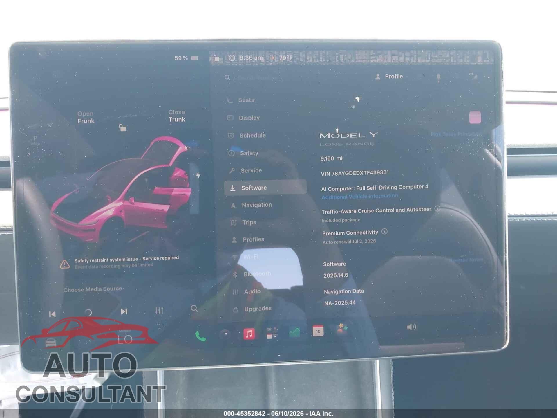 TESLA MODEL Y 2026 - 7SAYGDEDXTF439331