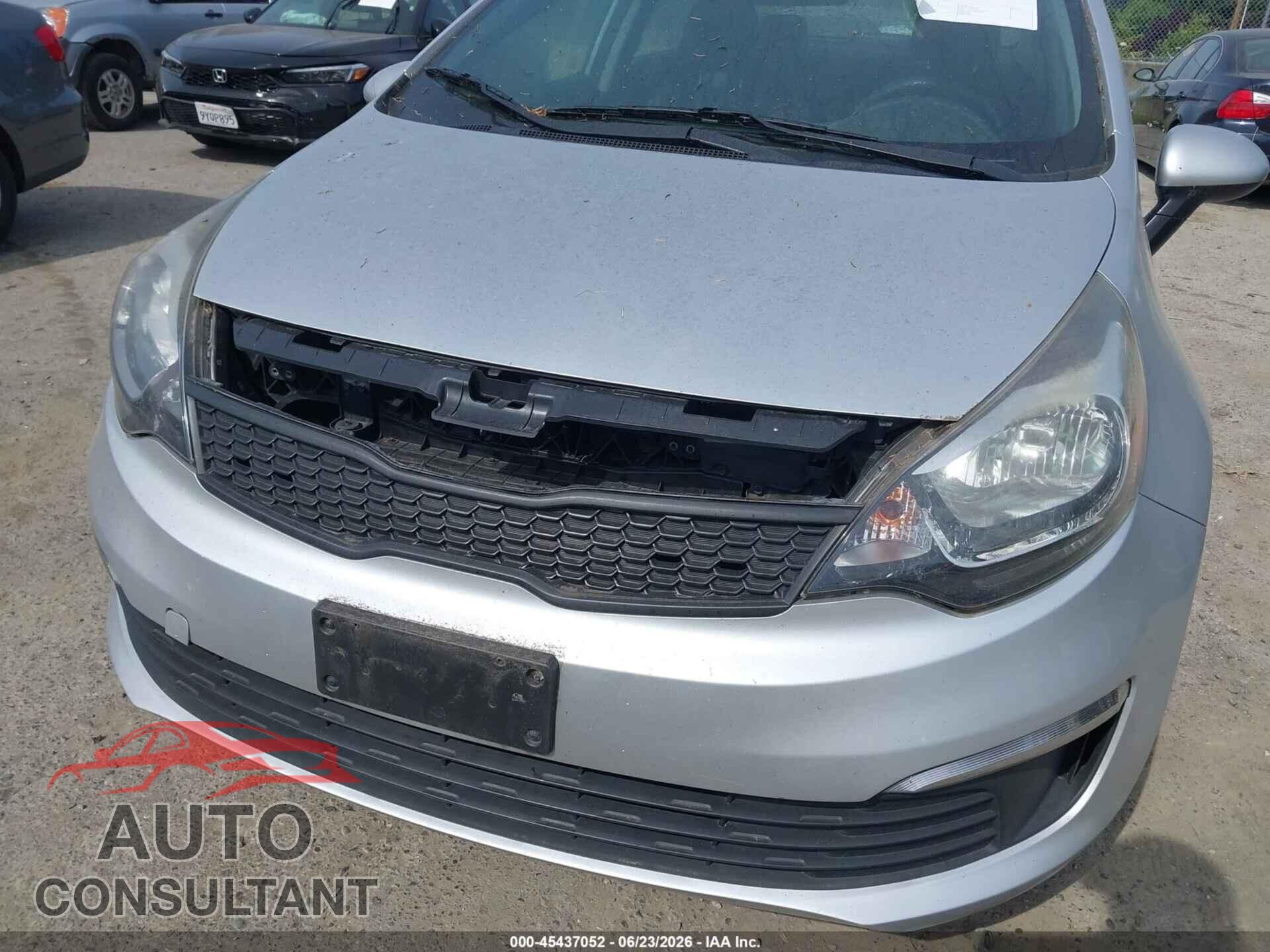 KIA RIO 2016 - KNADM4A38G6560441
