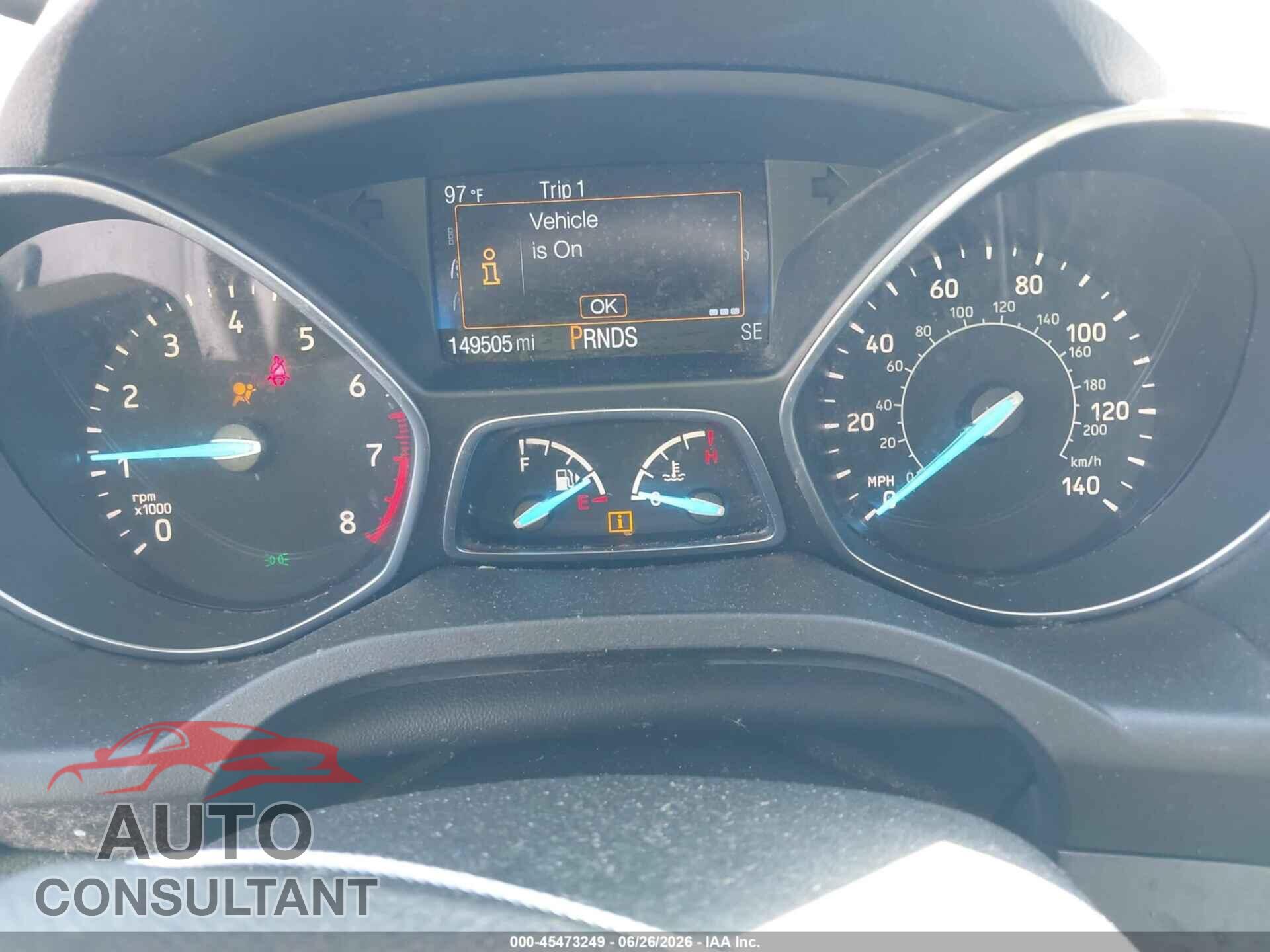 FORD ESCAPE 2019 - 1FMCU0F74KUB21093
