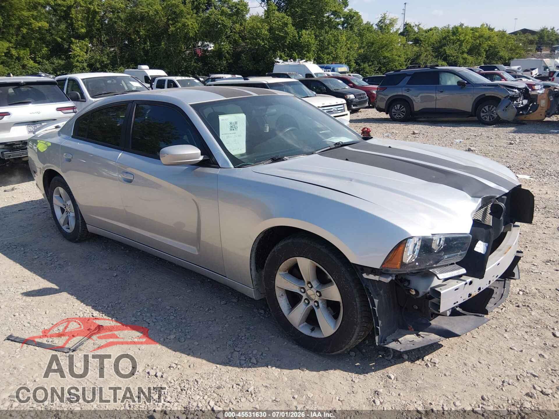 DODGE CHARGER 2012 - 2C3CDXBG8CH111601
