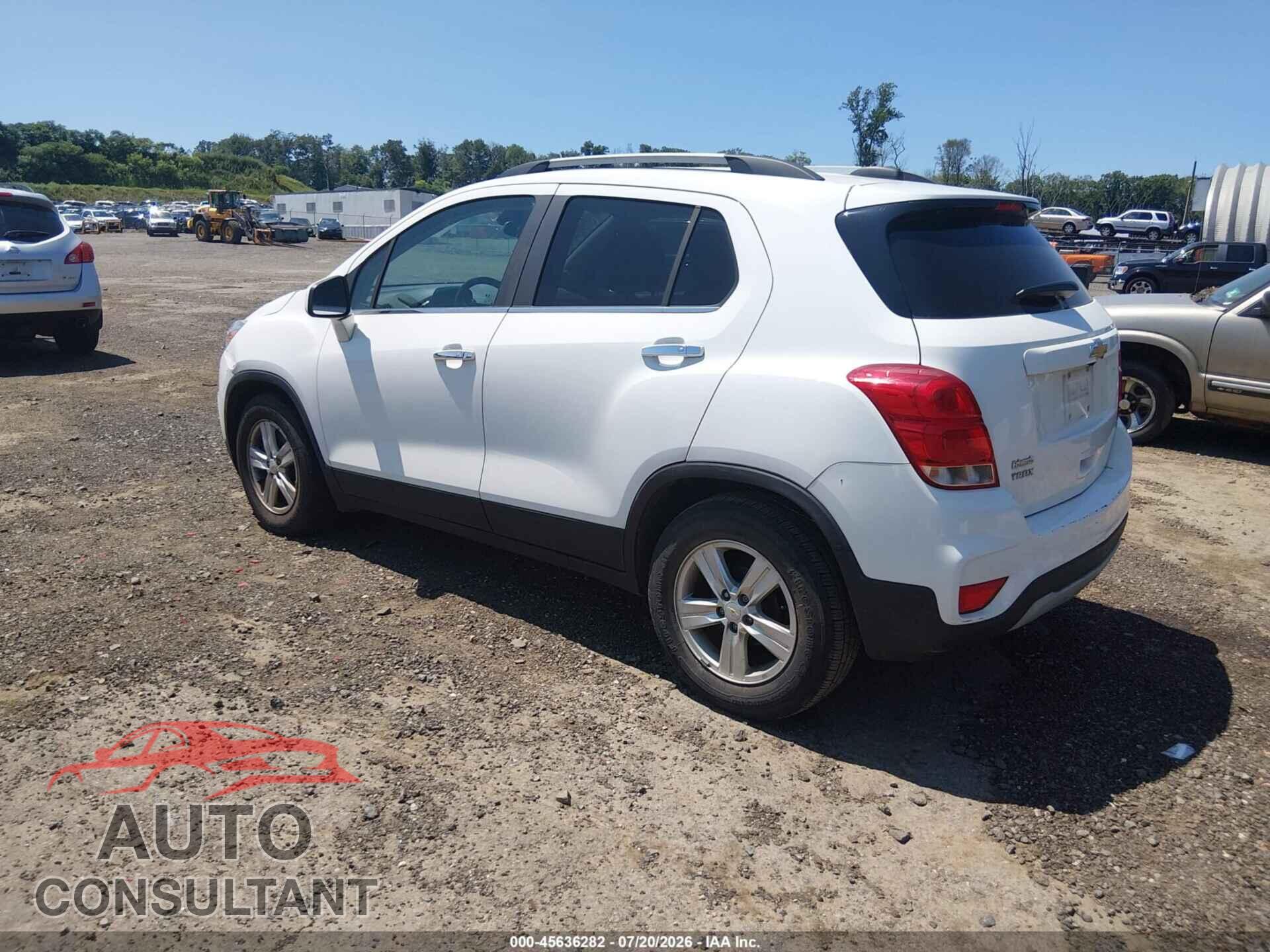 CHEVROLET TRAX 2017 - KL7CJLSB9HB050404