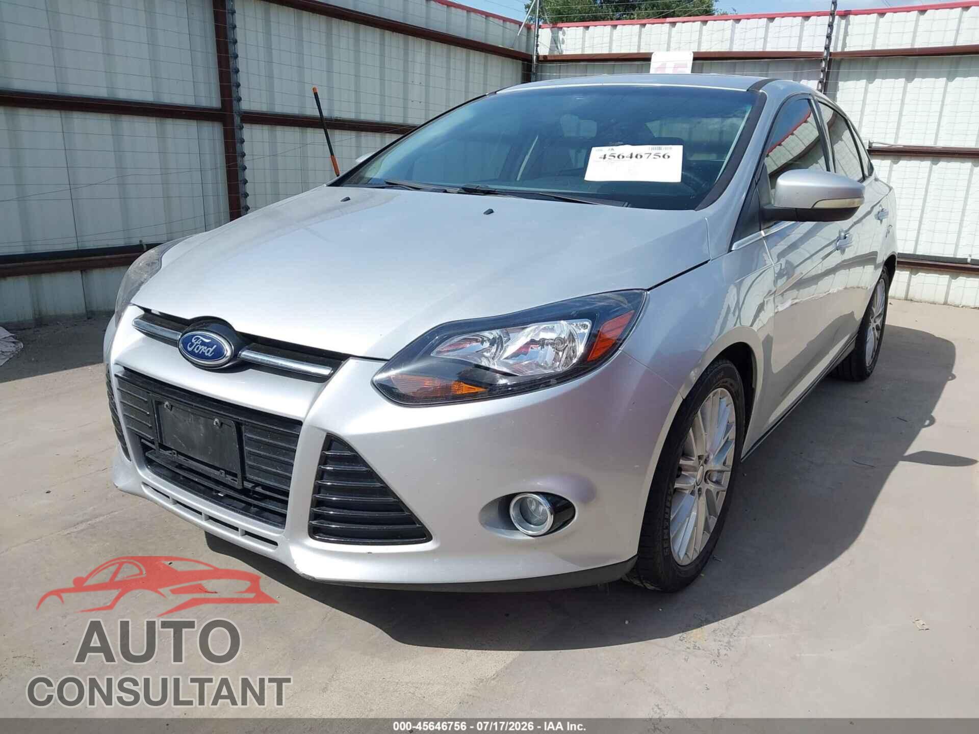 FORD FOCUS 2013 - 1FADP3J24DL200212