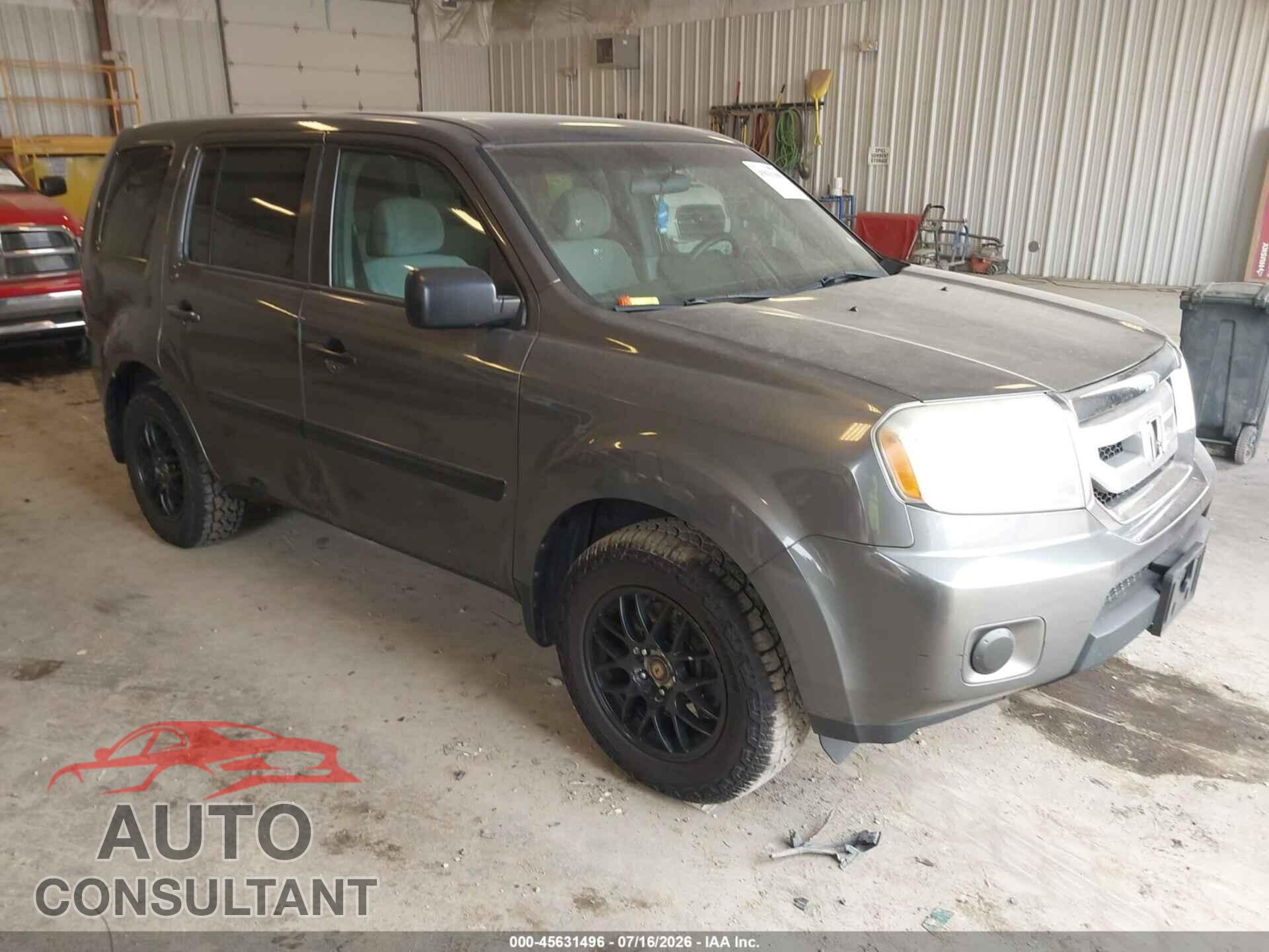 HONDA PILOT 2011 - 5FNYF4H29BB075380