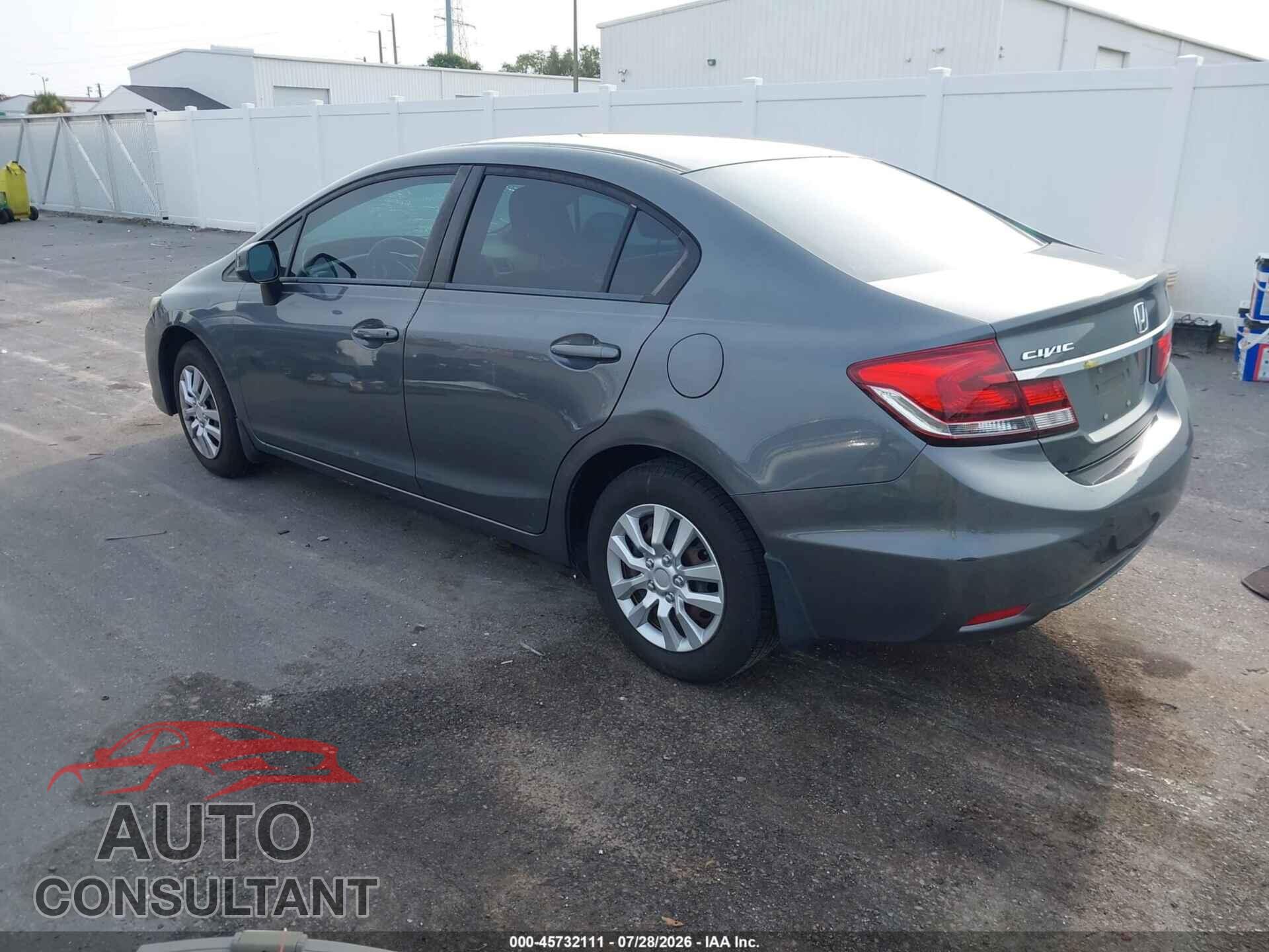 HONDA CIVIC 2013 - 19XFB2F56DE035898