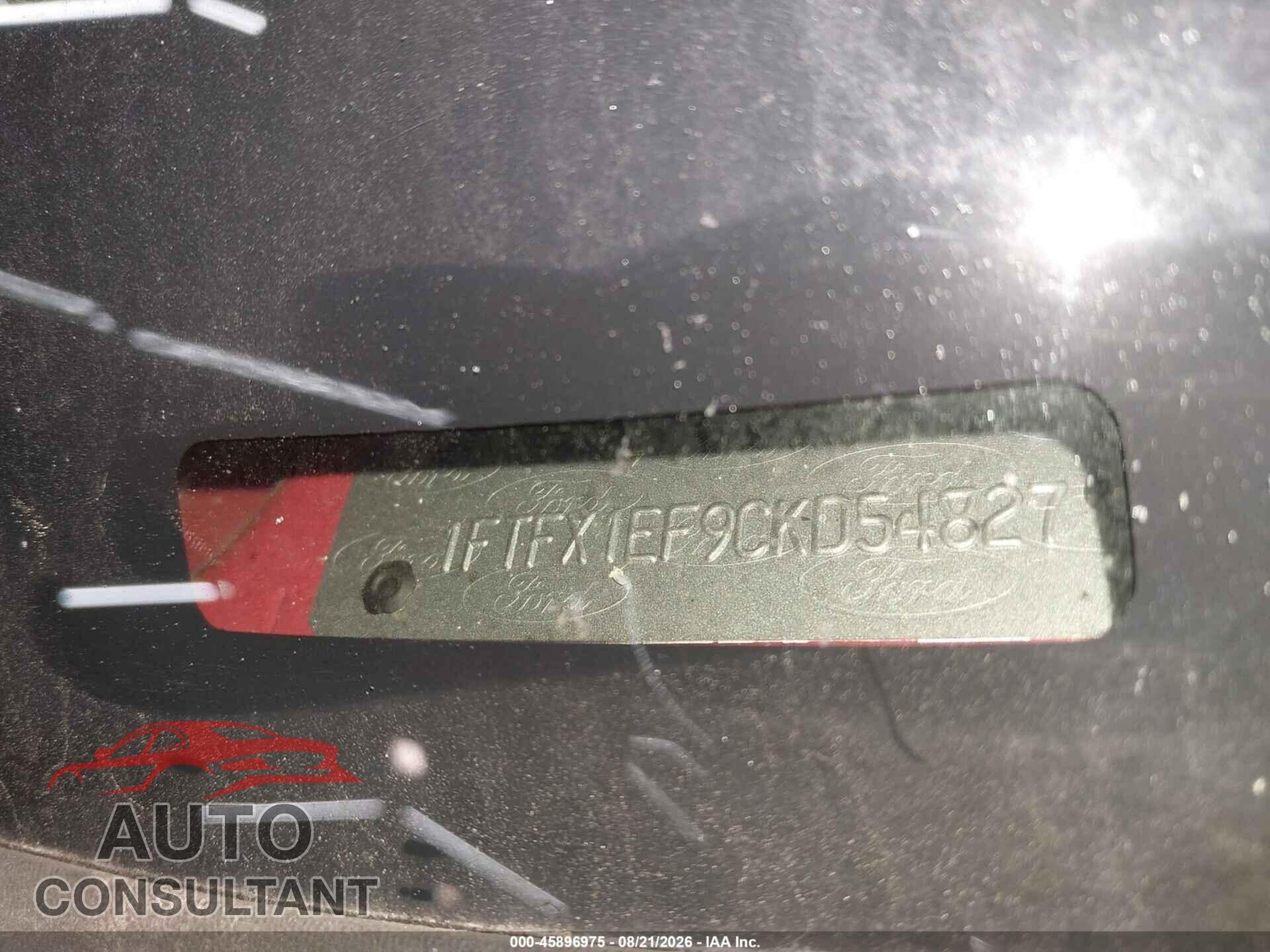 FORD F-150 2012 - 1FTFX1EF9CKD54827