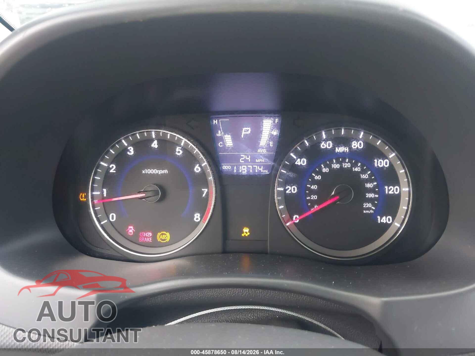 HYUNDAI ACCENT 2013 - KMHCT4AEXDU355953