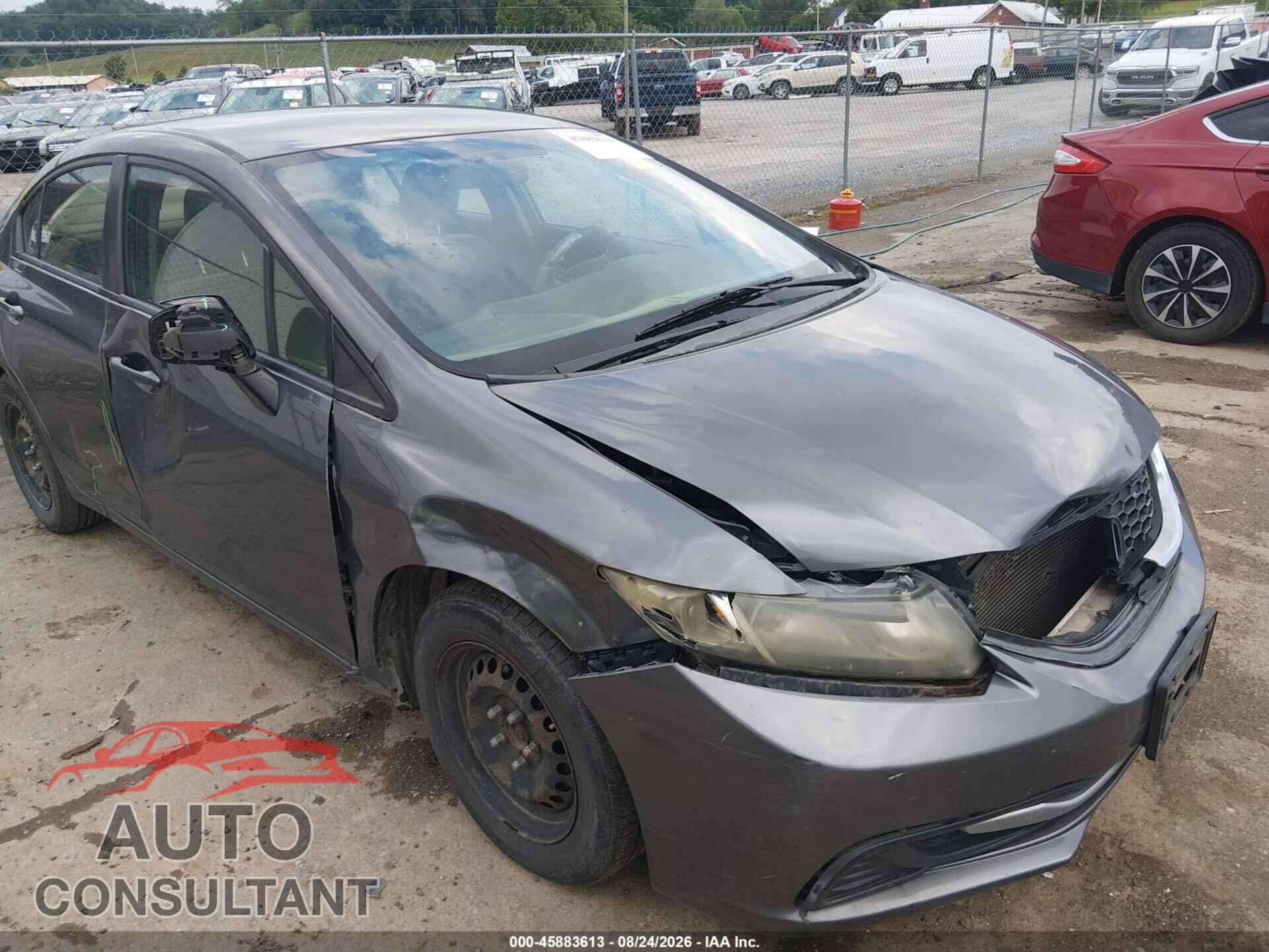 HONDA CIVIC 2013 - 19XFB2F57DE028135