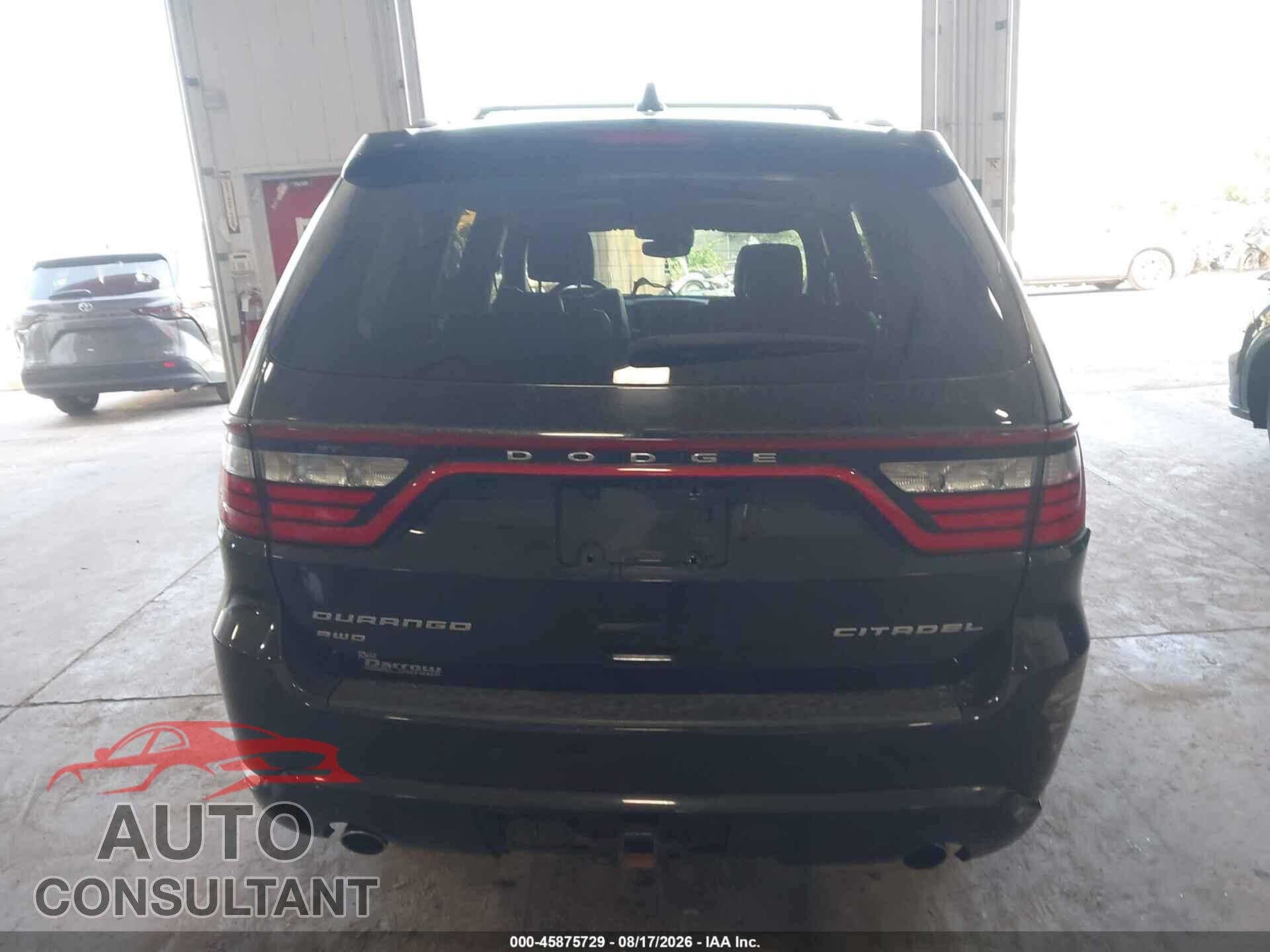 DODGE DURANGO 2017 - 1C4SDJET9HC881054