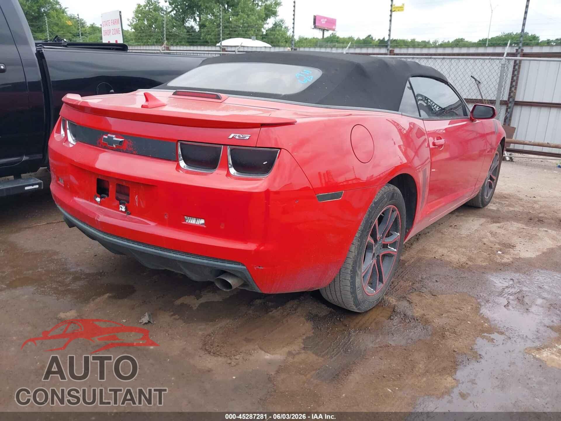 CHEVROLET CAMARO 2011 - 2G1FC3DD1B9211287