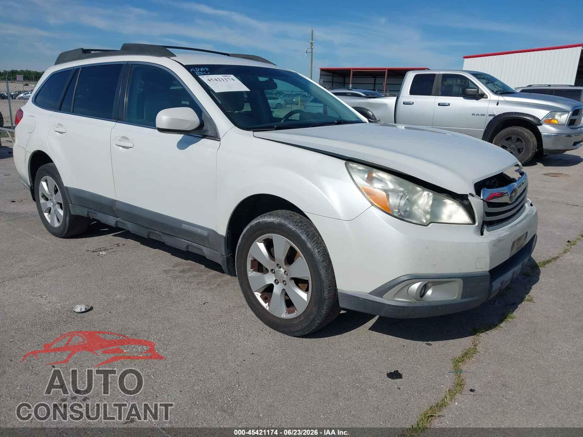 SUBARU OUTBACK 2012 - 4S4BRBCC6C3205529