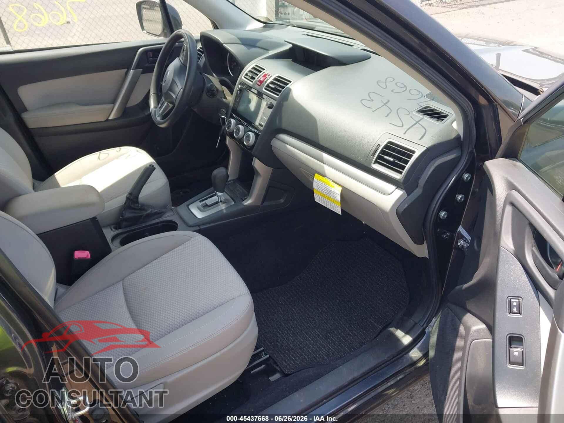 SUBARU FORESTER 2016 - JF2SJADC0GH437722