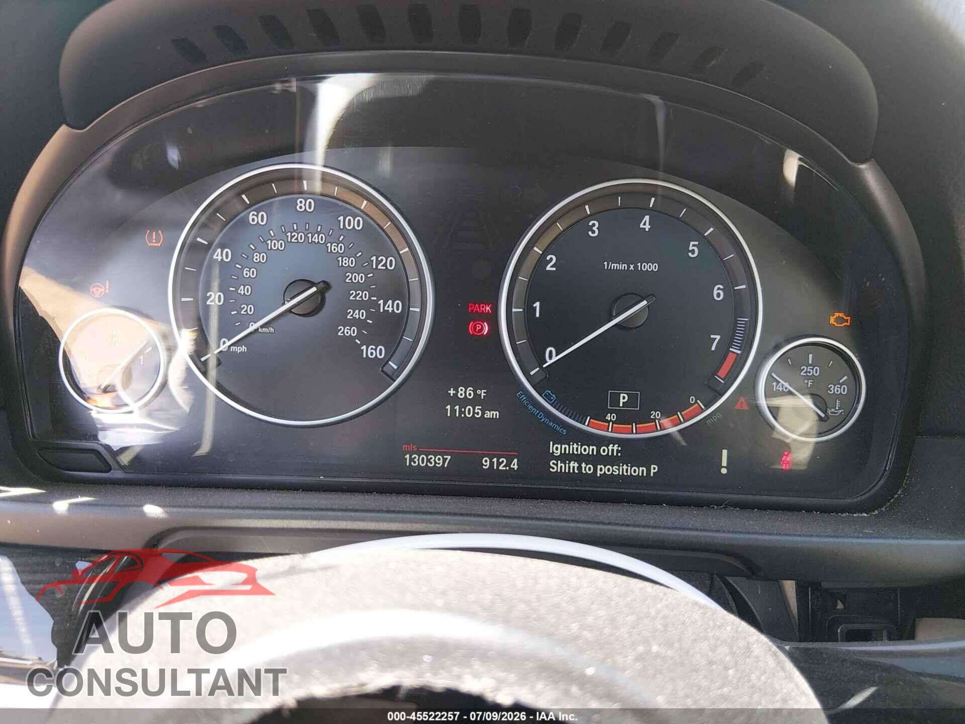 BMW 528I 2013 - WBAXG5C56DD233083