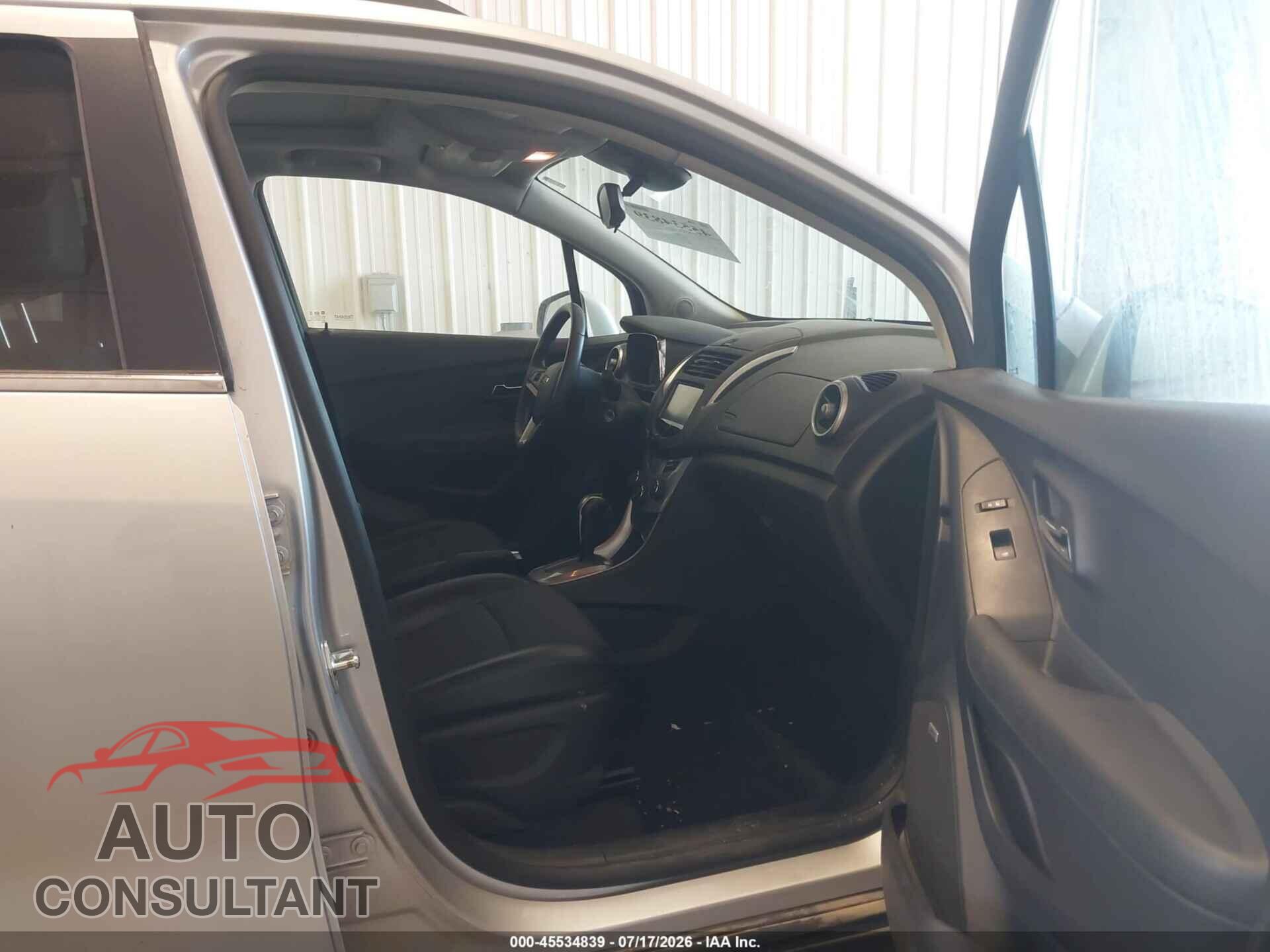 CHEVROLET TRAX 2015 - KL7CJLSB9FB143811