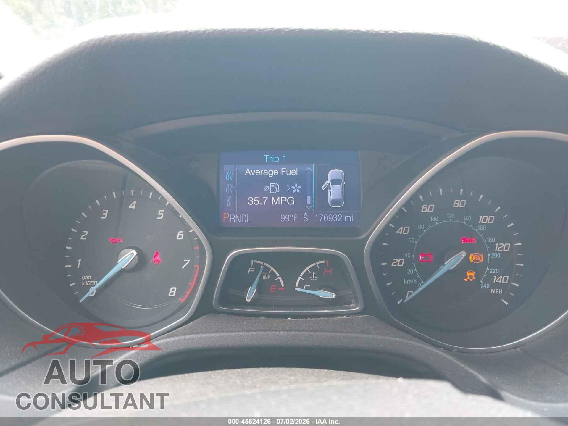 FORD FOCUS 2013 - 1FADP3K22DL221249