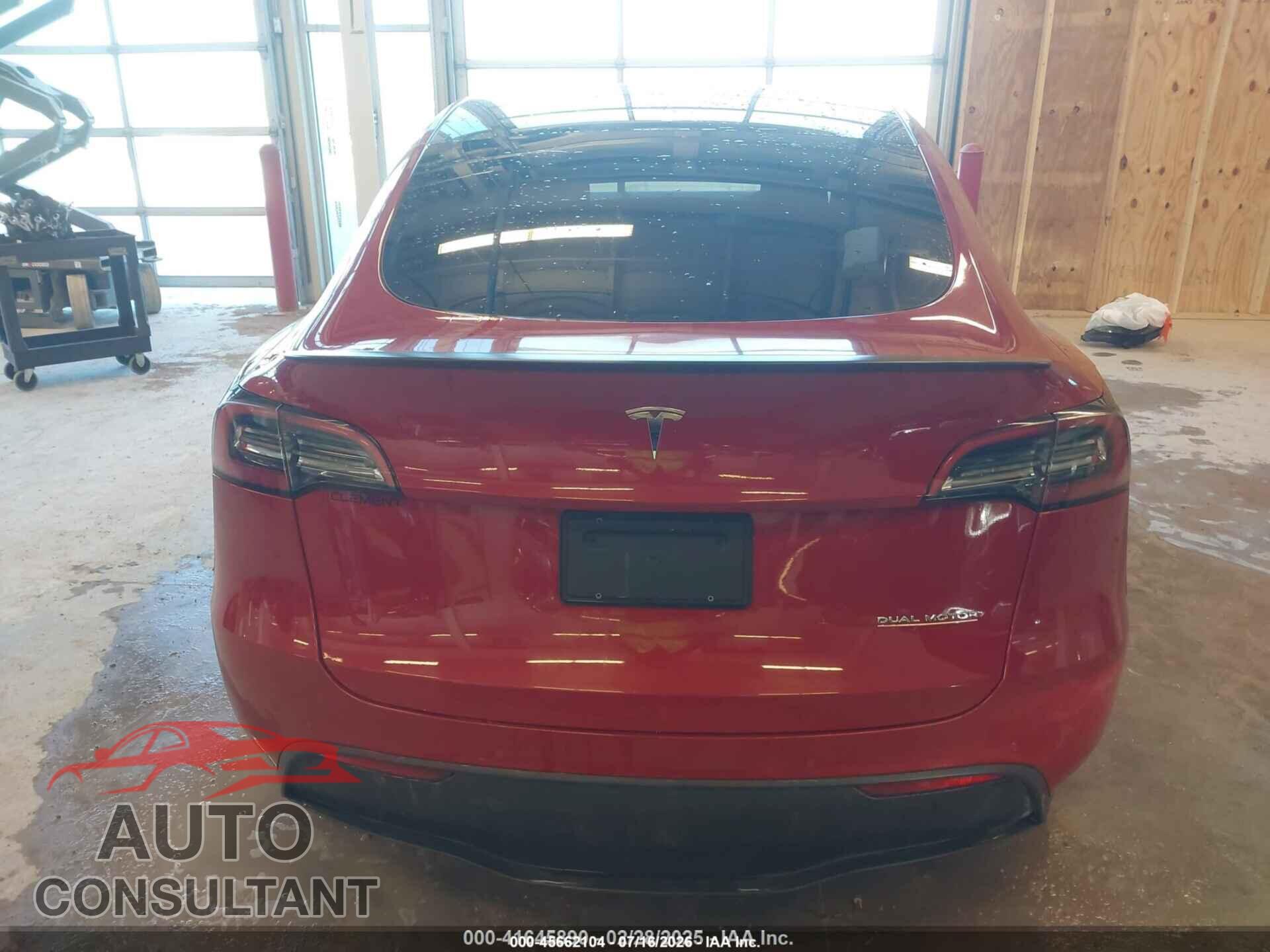 TESLA MODEL Y 2022 - 7SAYGDEFXNF380706