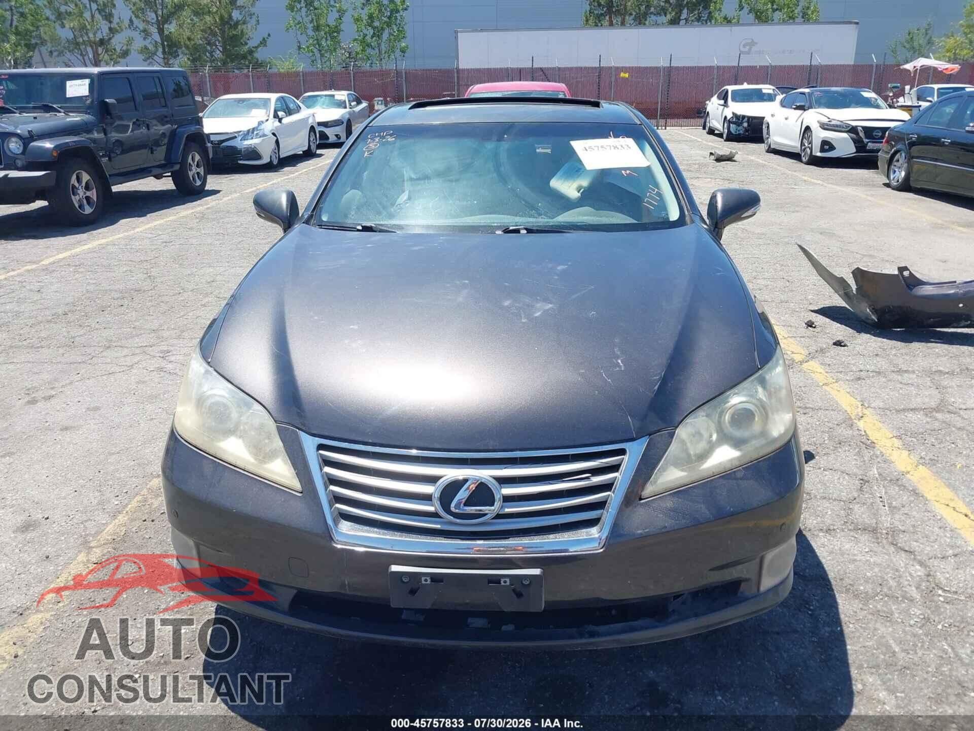 LEXUS ES 350 2011 - JTHBK1EG8B2461774