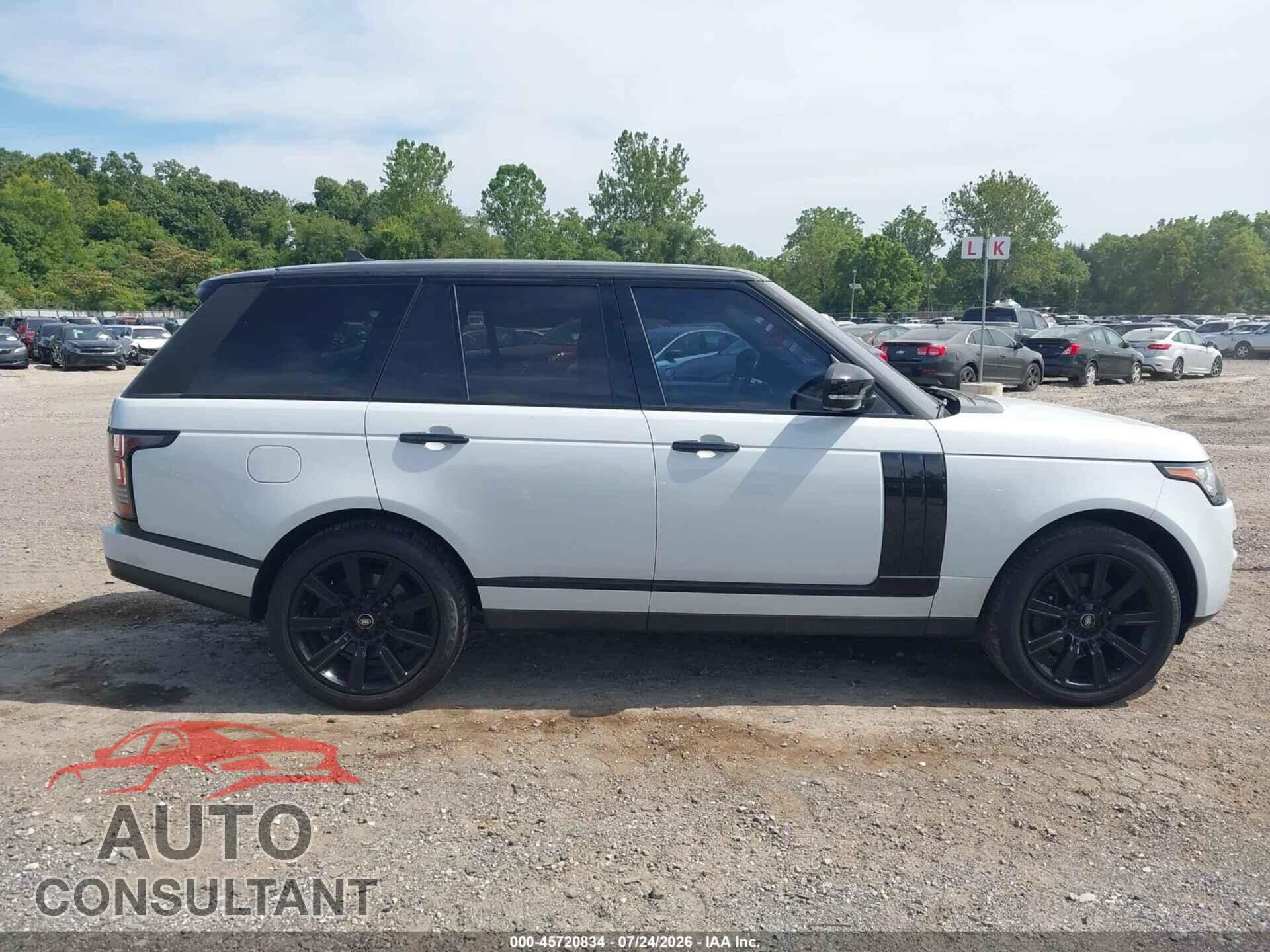 LAND ROVER RANGE ROVER 2016 - SALGS2KF9GA259248