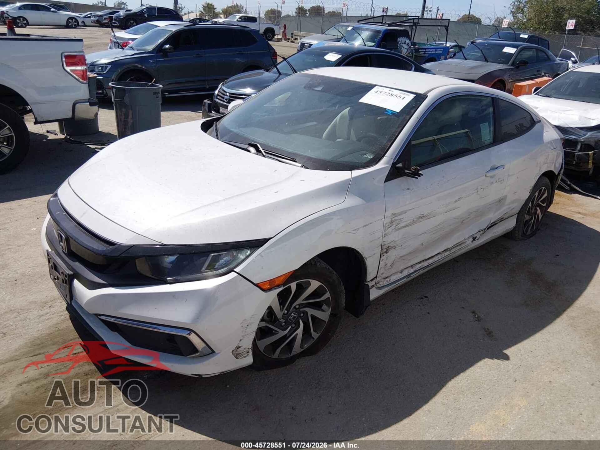 HONDA CIVIC 2019 - 2HGFC4B69KH307497