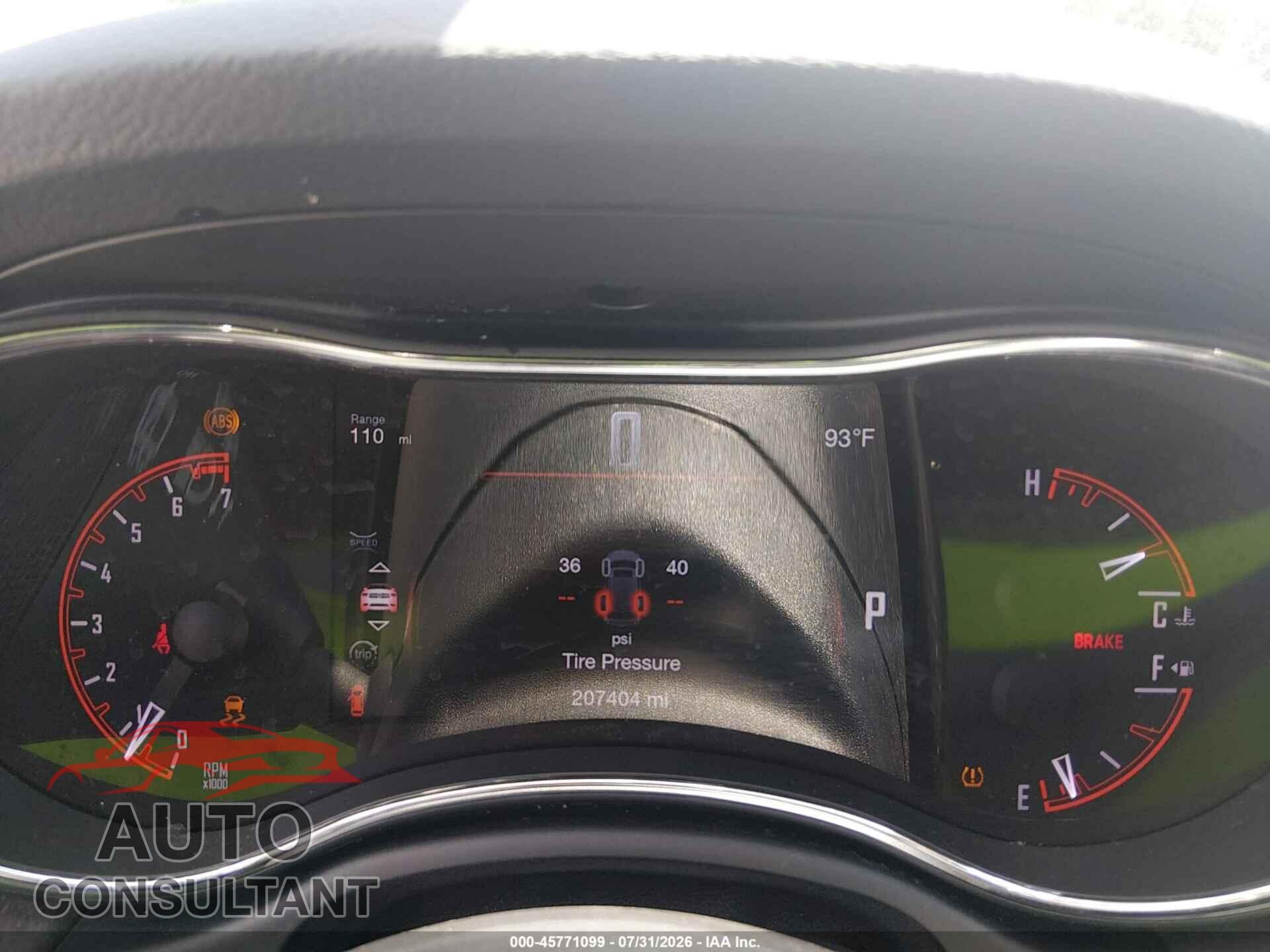 DODGE DURANGO 2017 - 1C4RDJDG2HC636518