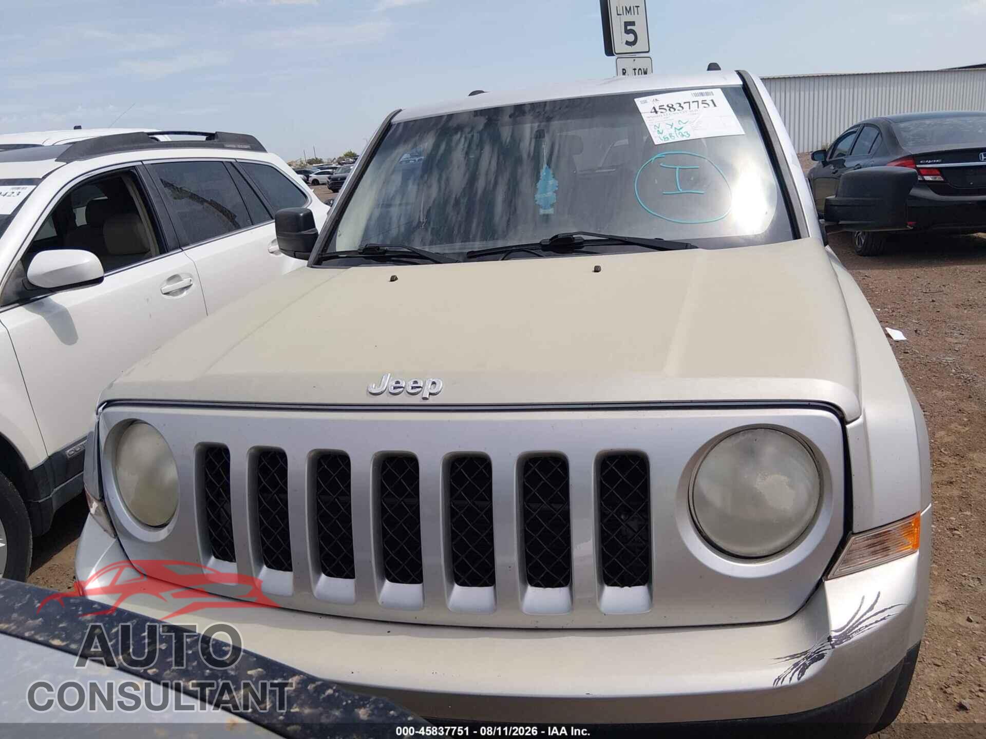 JEEP PATRIOT 2012 - 1C4NJPBB3CD539218