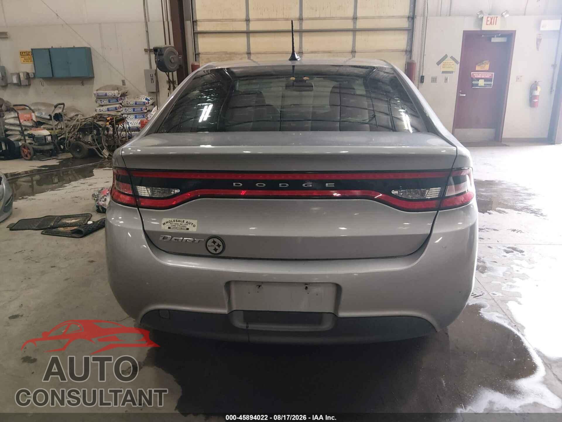 DODGE DART 2016 - 1C3CDFAA4GD584728