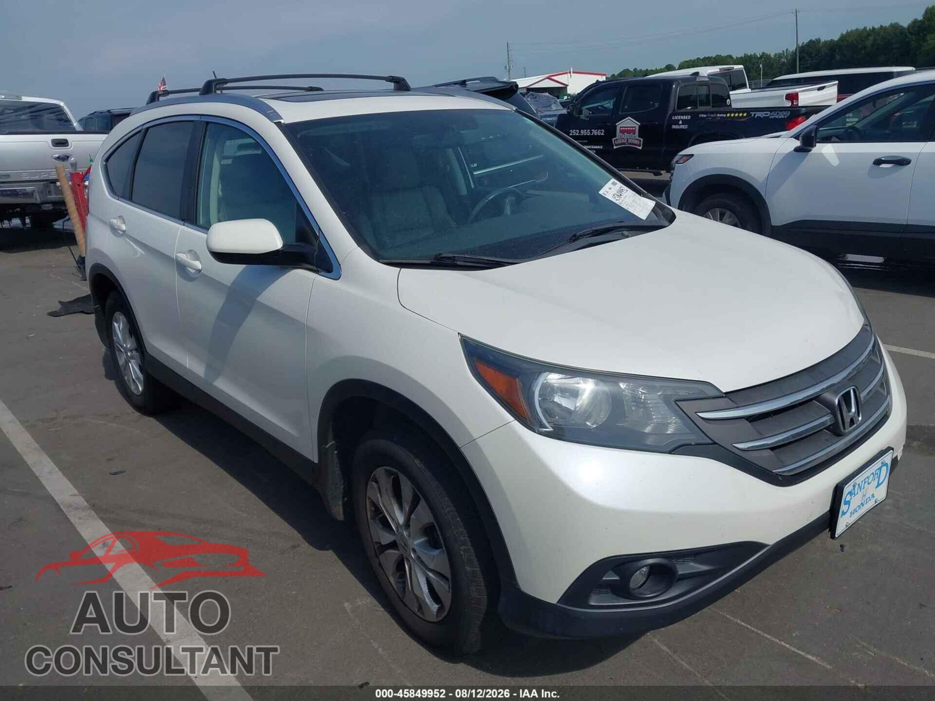 HONDA CR-V 2012 - 5J6RM4H74CL058047