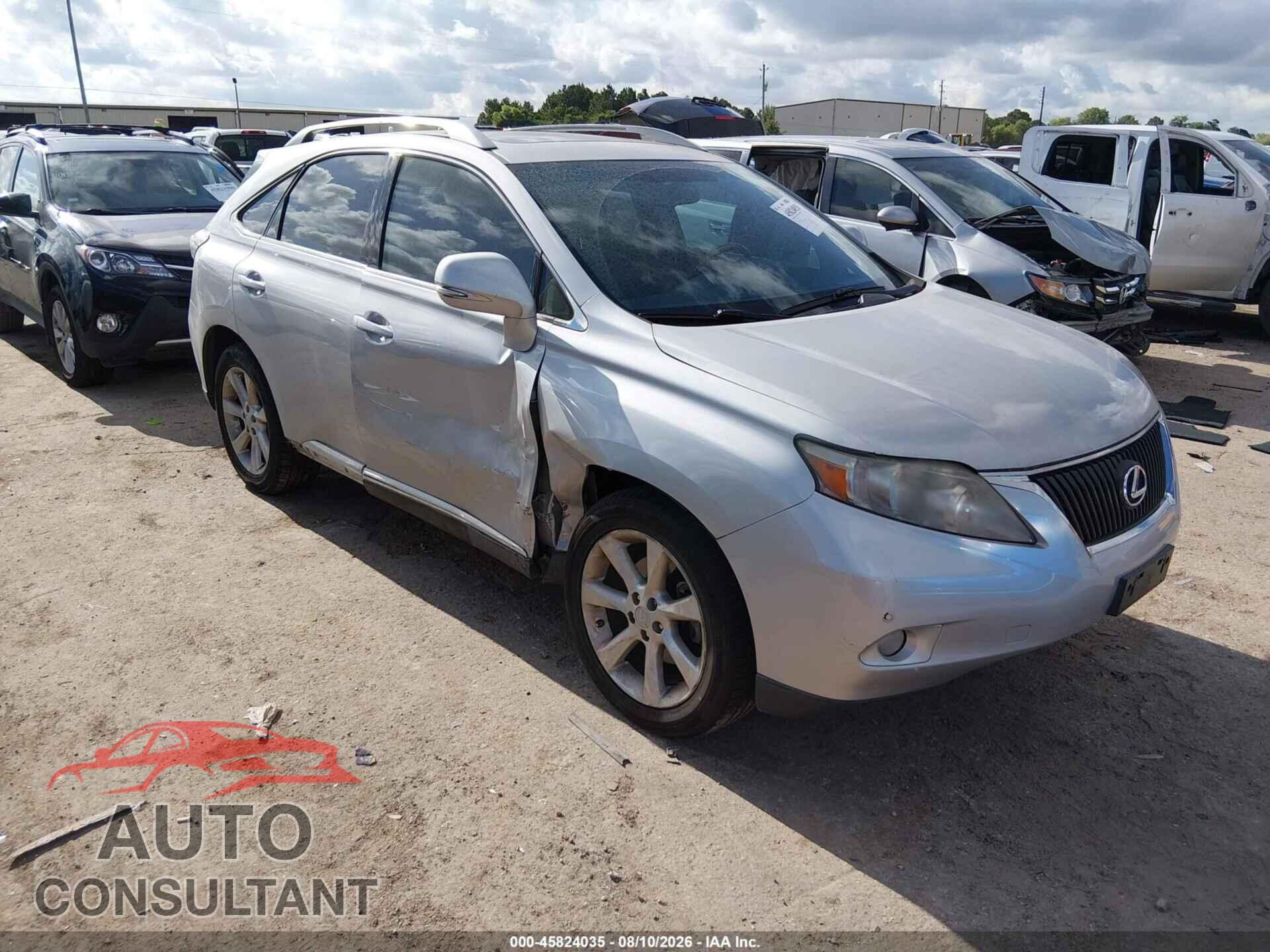 LEXUS RX 350 2011 - 2T2ZK1BA1BC043165