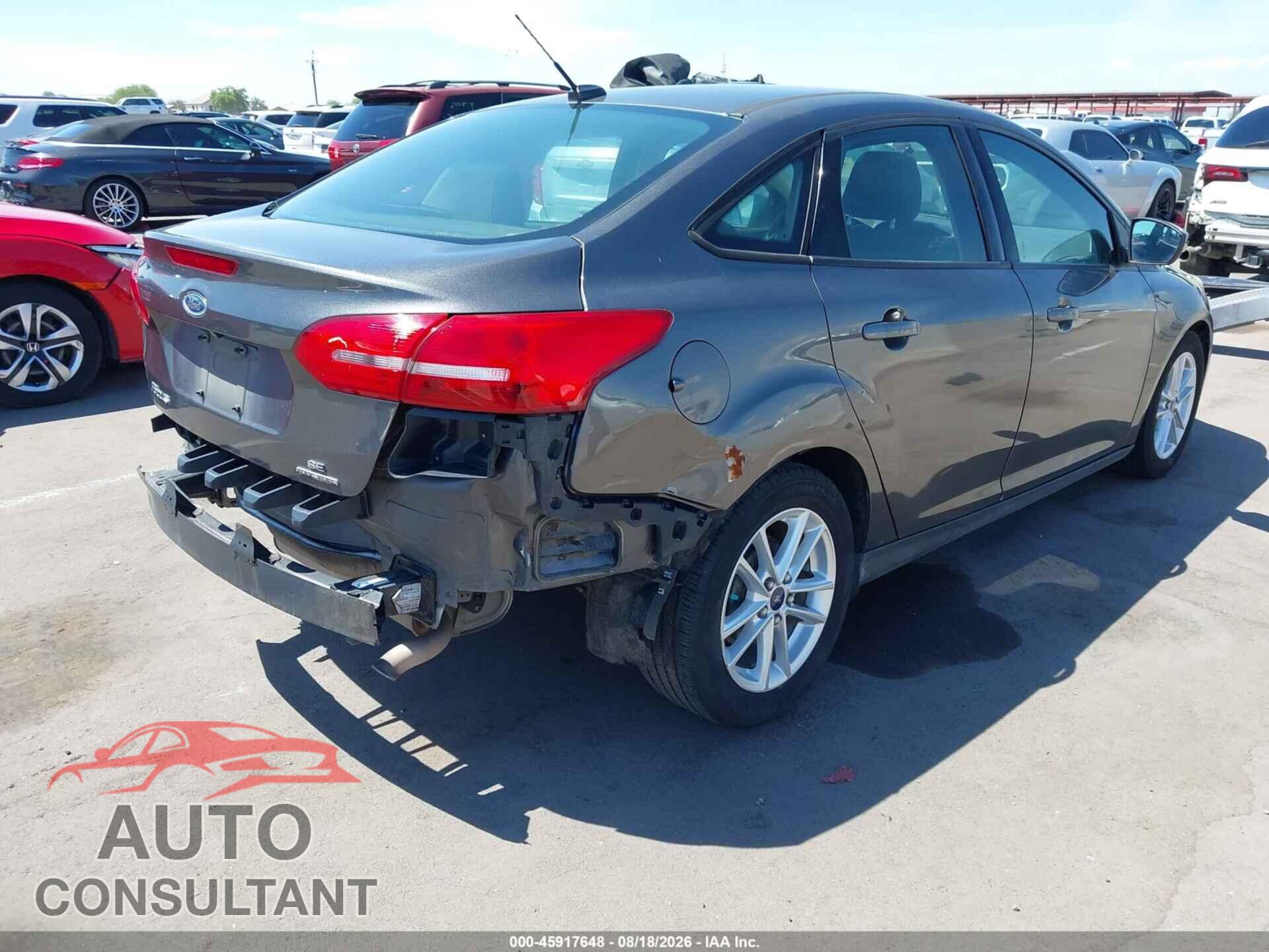 FORD FOCUS 2016 - 1FADP3F2XGL272271