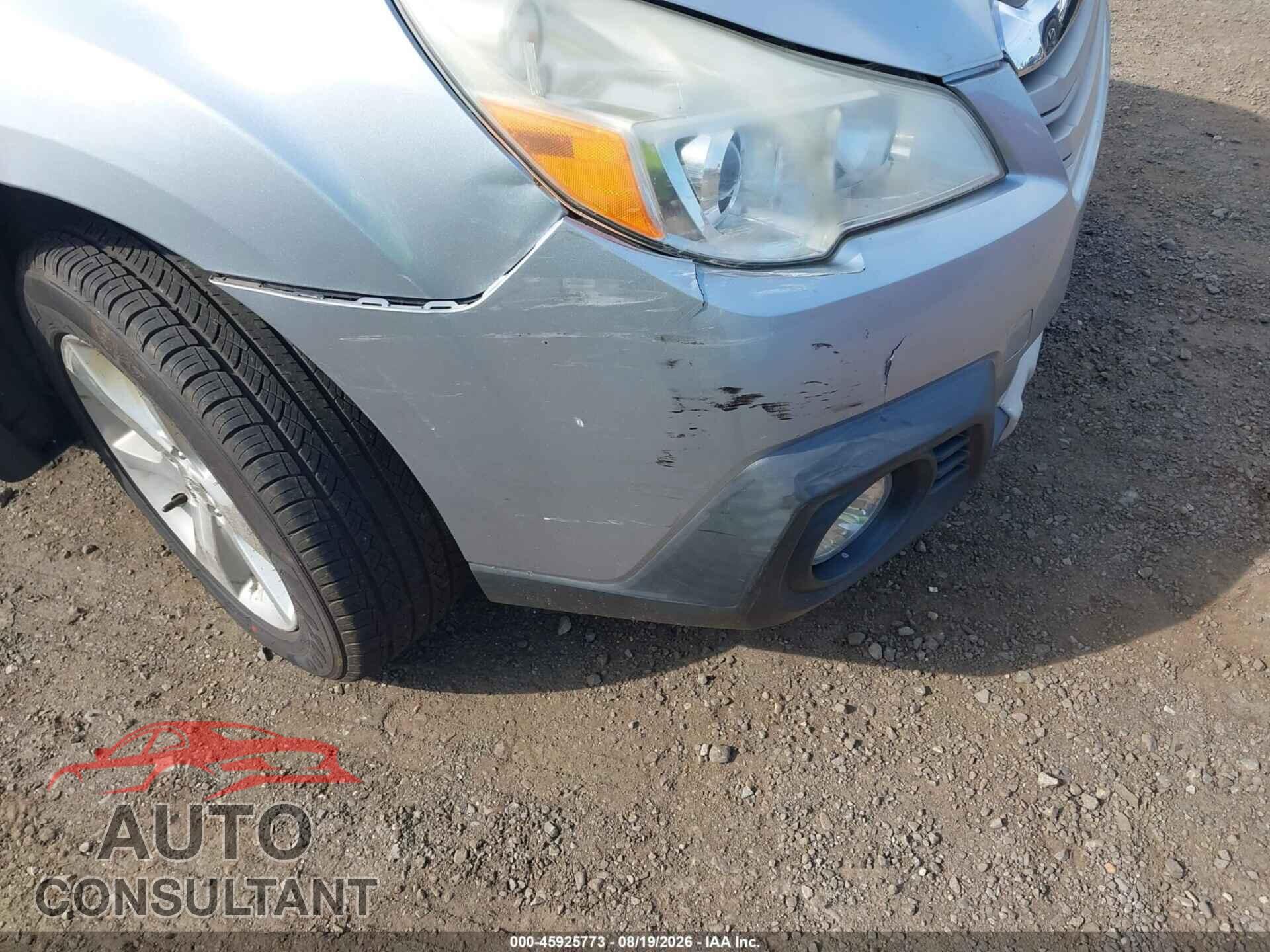 SUBARU OUTBACK 2014 - 4S4BRBLC7E3204523