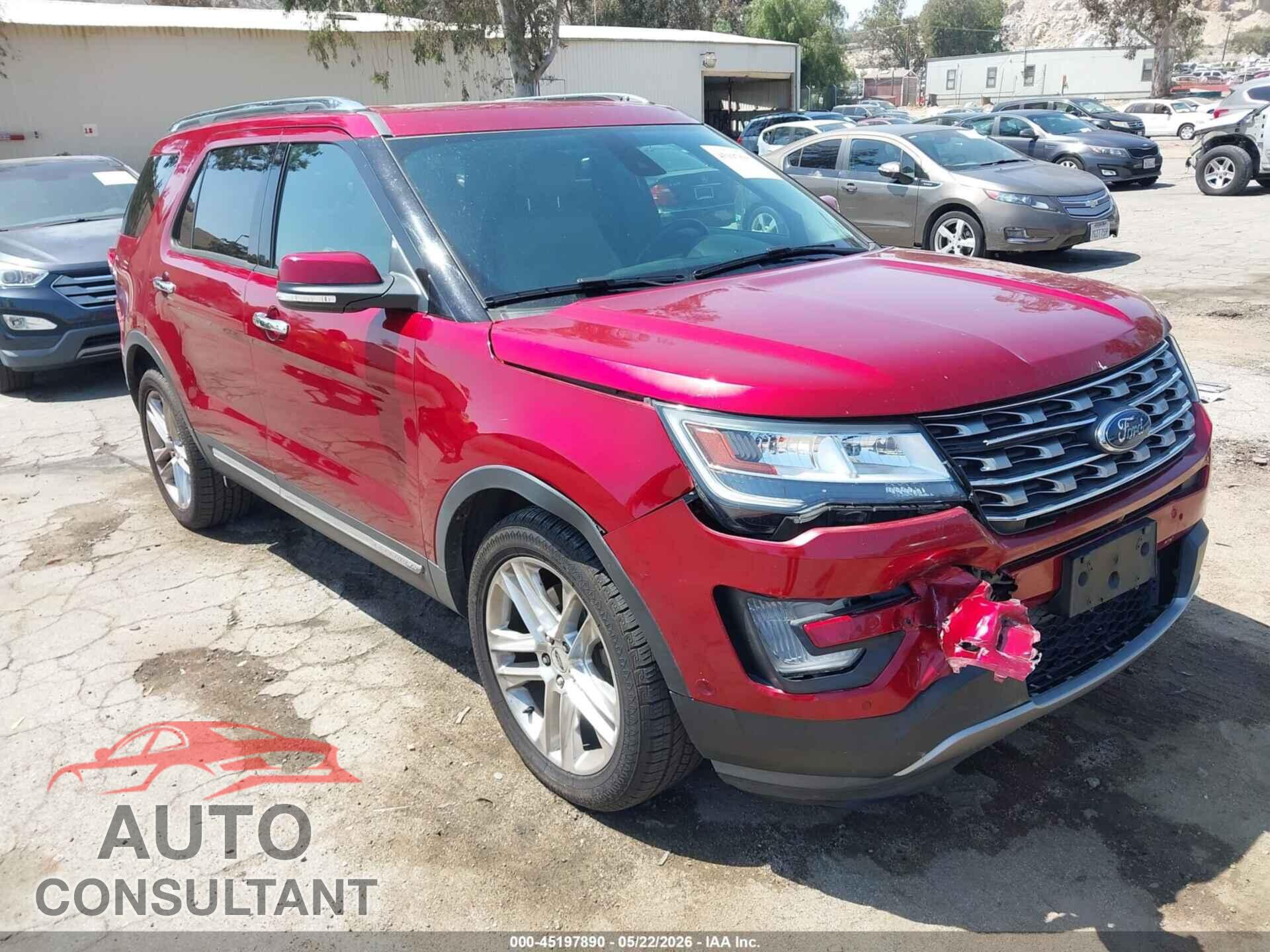 FORD EXPLORER 2017 - 1FM5K7FH5HGC85301
