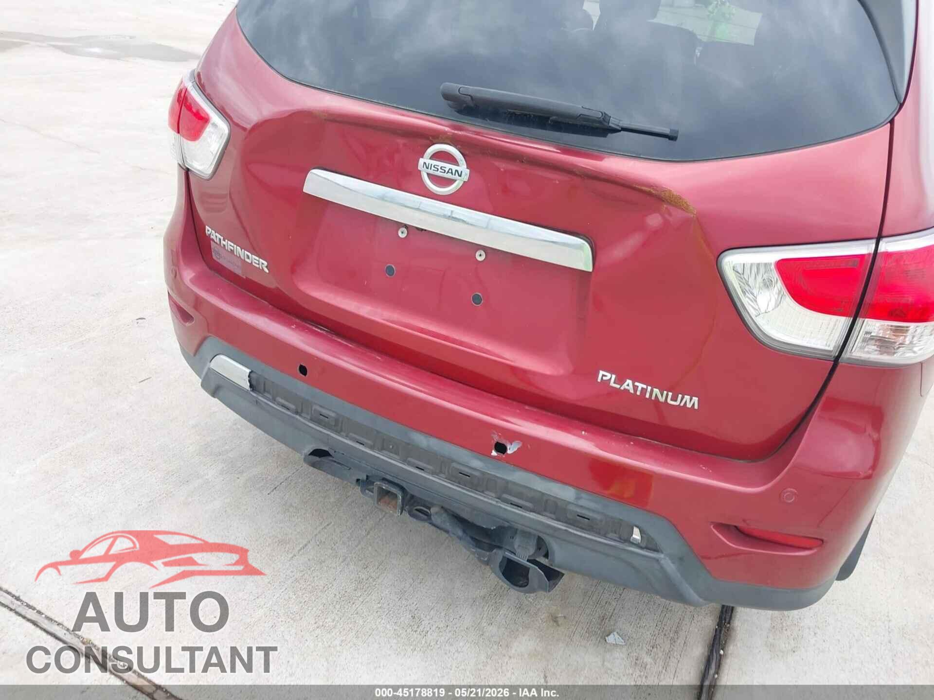 NISSAN PATHFINDER 2014 - 5N1AR2MN4EC687738