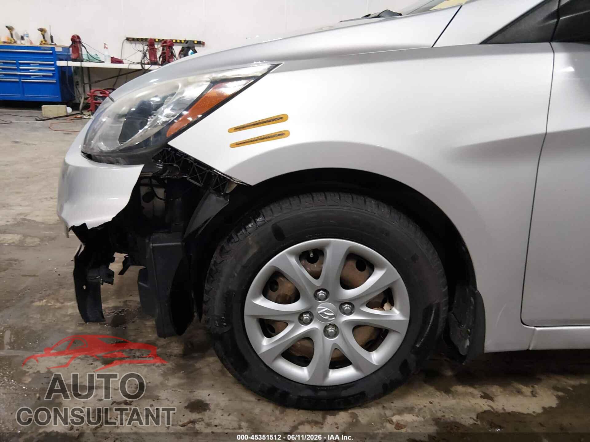 HYUNDAI ACCENT 2012 - KMHCT4AE1CU258963