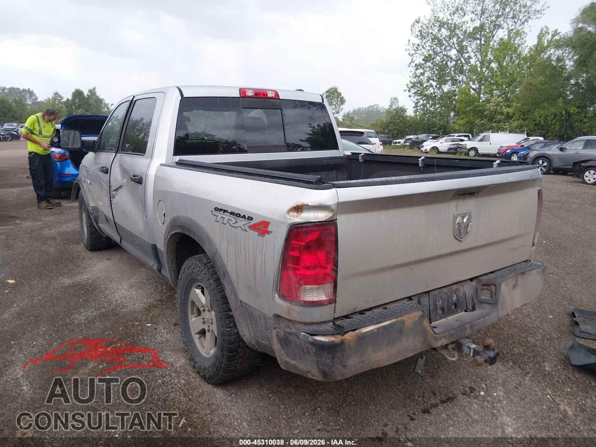 DODGE RAM 1500 2010 - 1D7RV1CT7AS216959