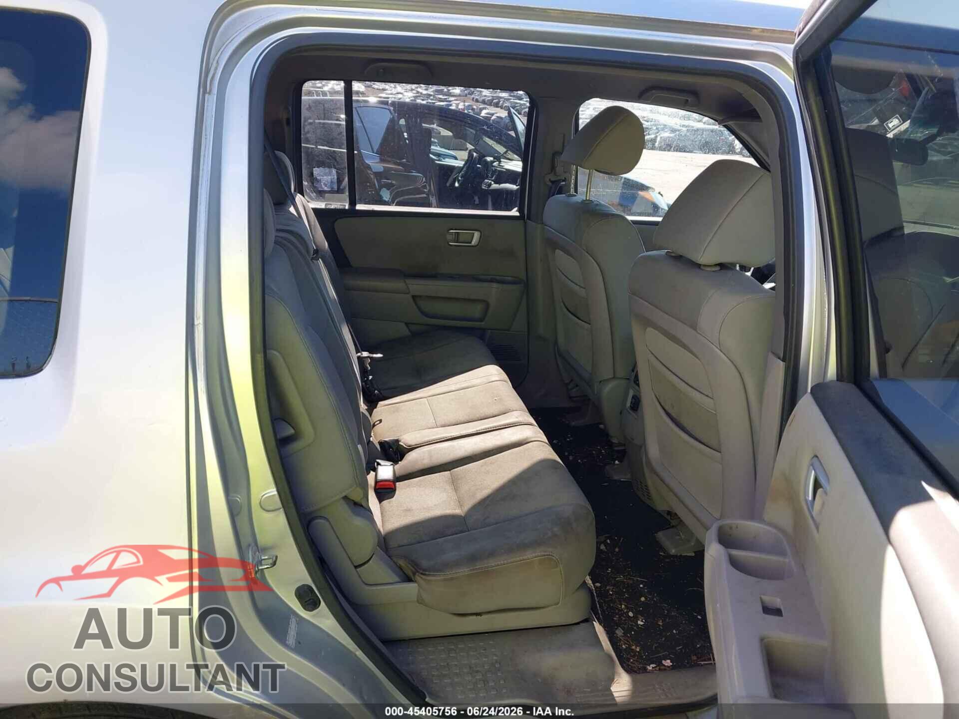 HONDA PILOT 2009 - 5FNYF482X9B047064