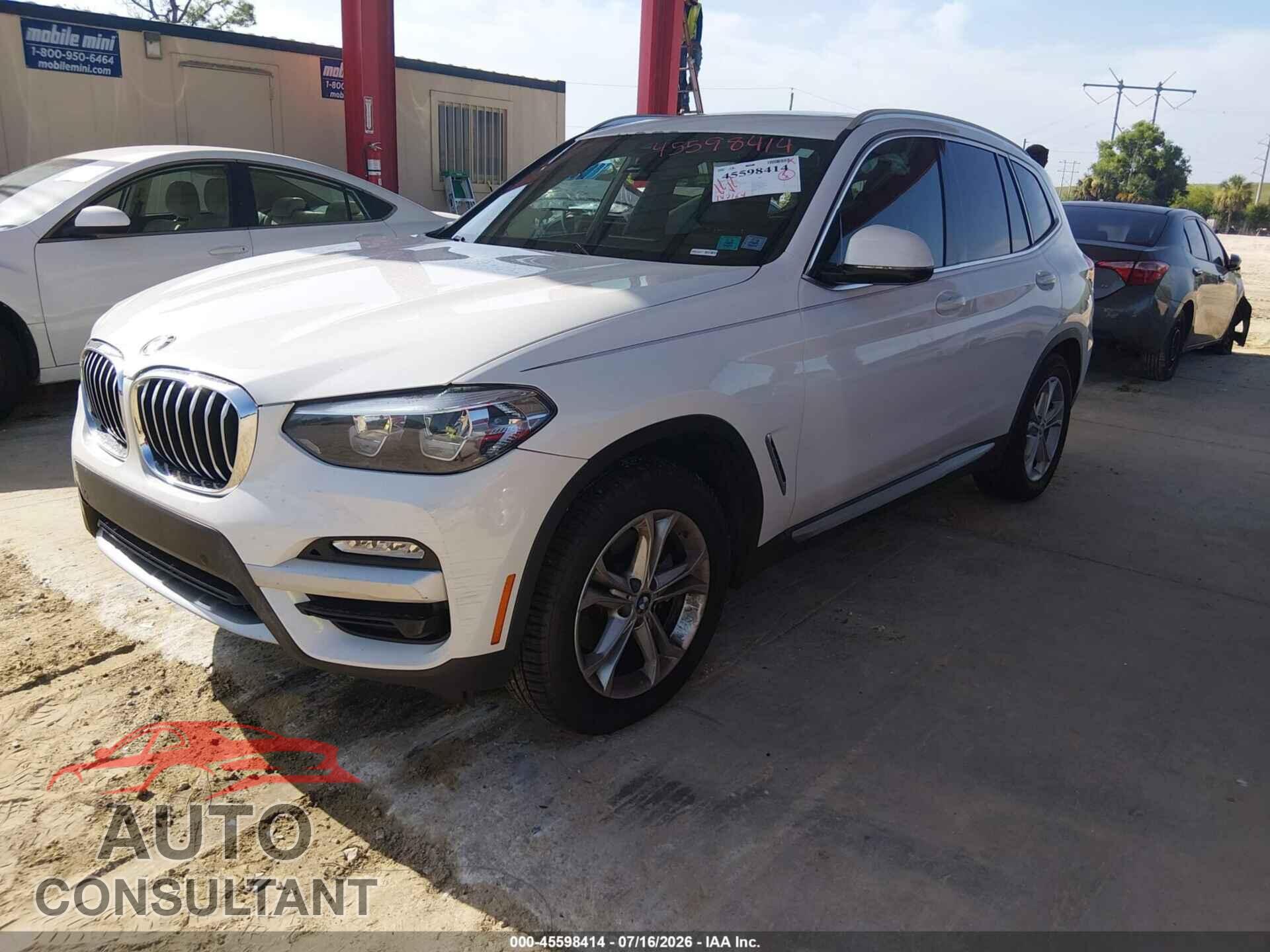 BMW X3 2019 - 5UXTR7C58KLF26883