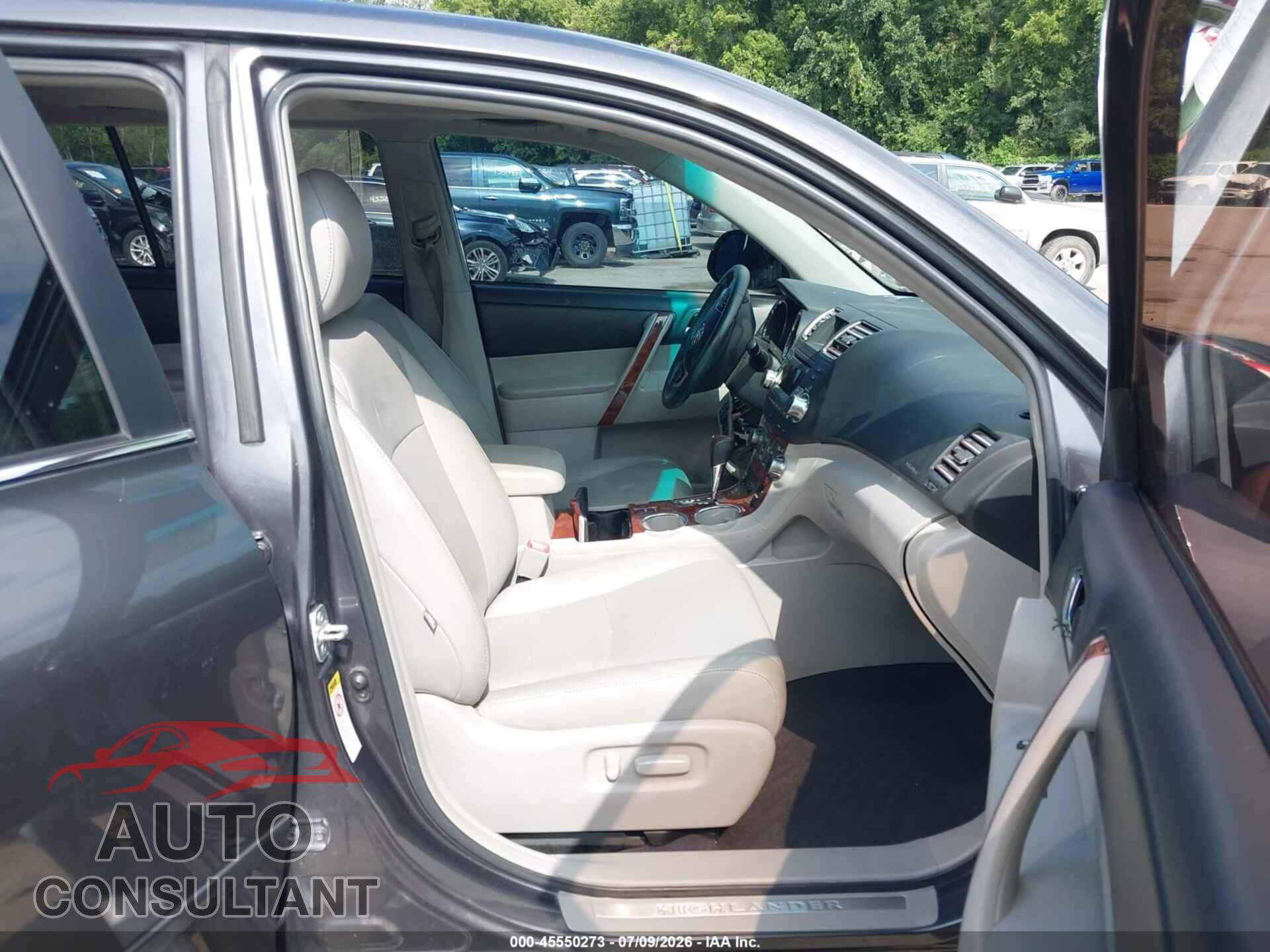 TOYOTA HIGHLANDER 2012 - 5TDYK3EH7CS080945