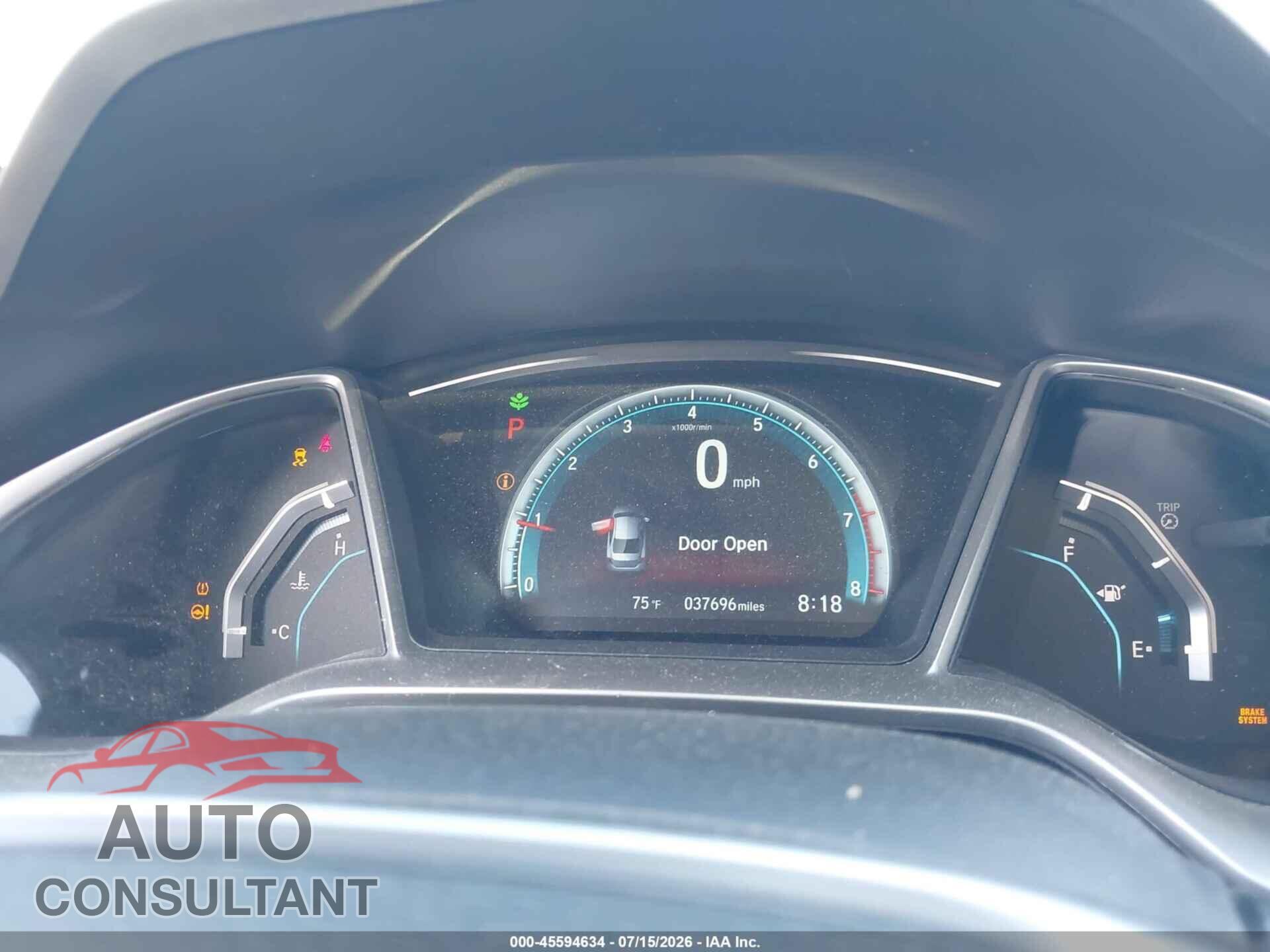 HONDA CIVIC 2016 - 19XFC2F79GE239128