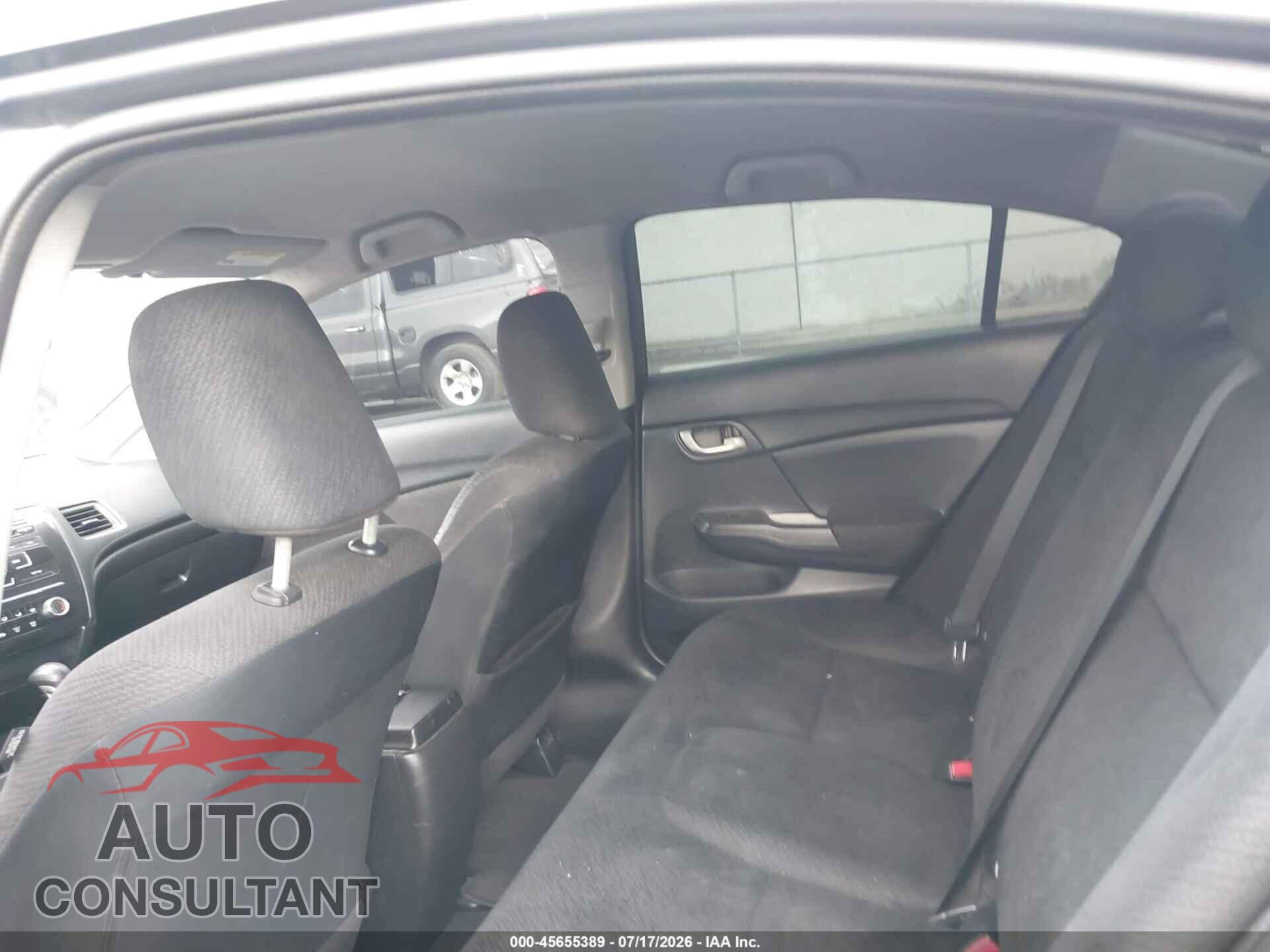 HONDA CIVIC 2013 - 19XFB2F56DE276036