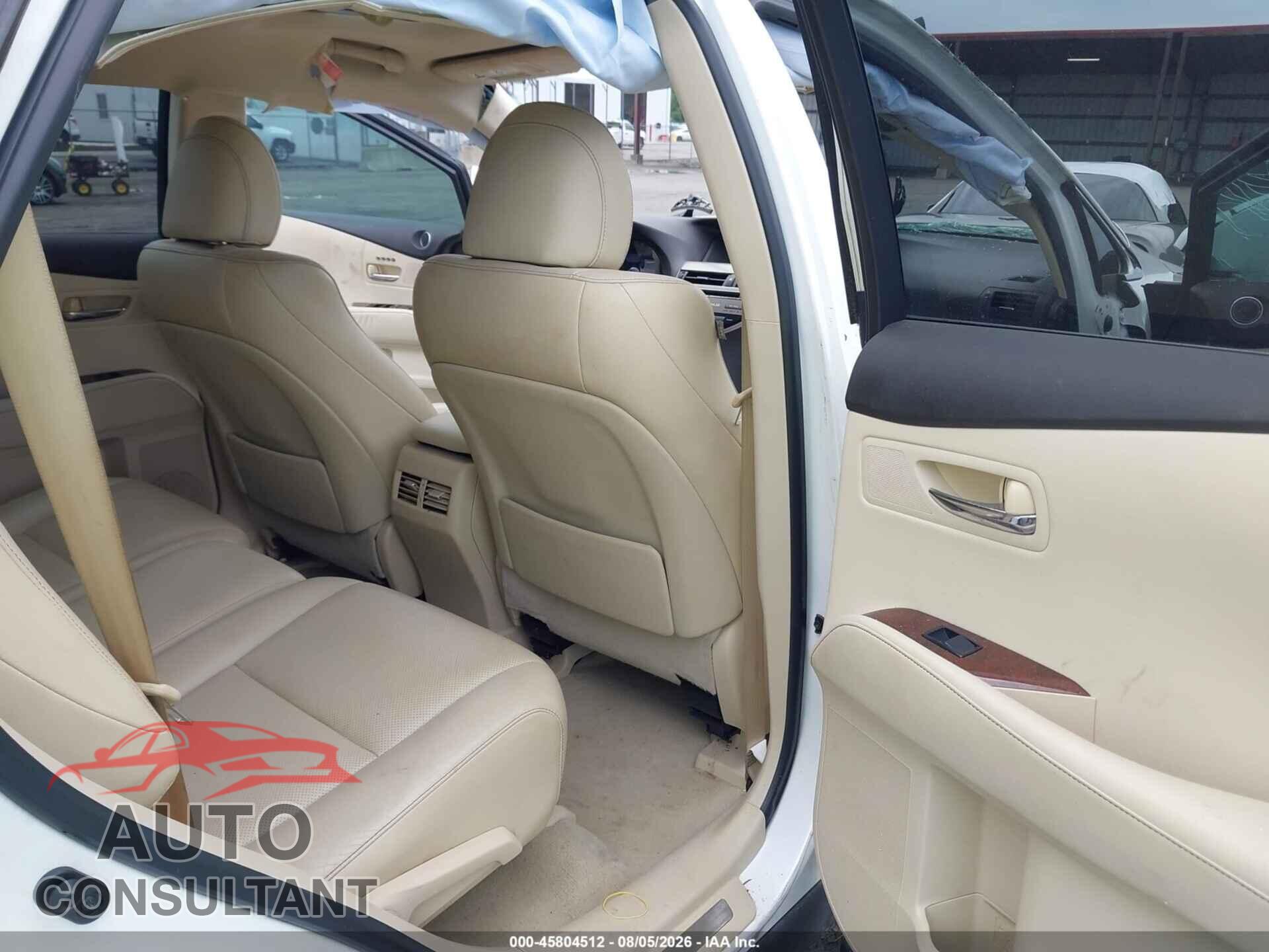 LEXUS RX 350 2015 - 2T2ZK1BA1FC150870