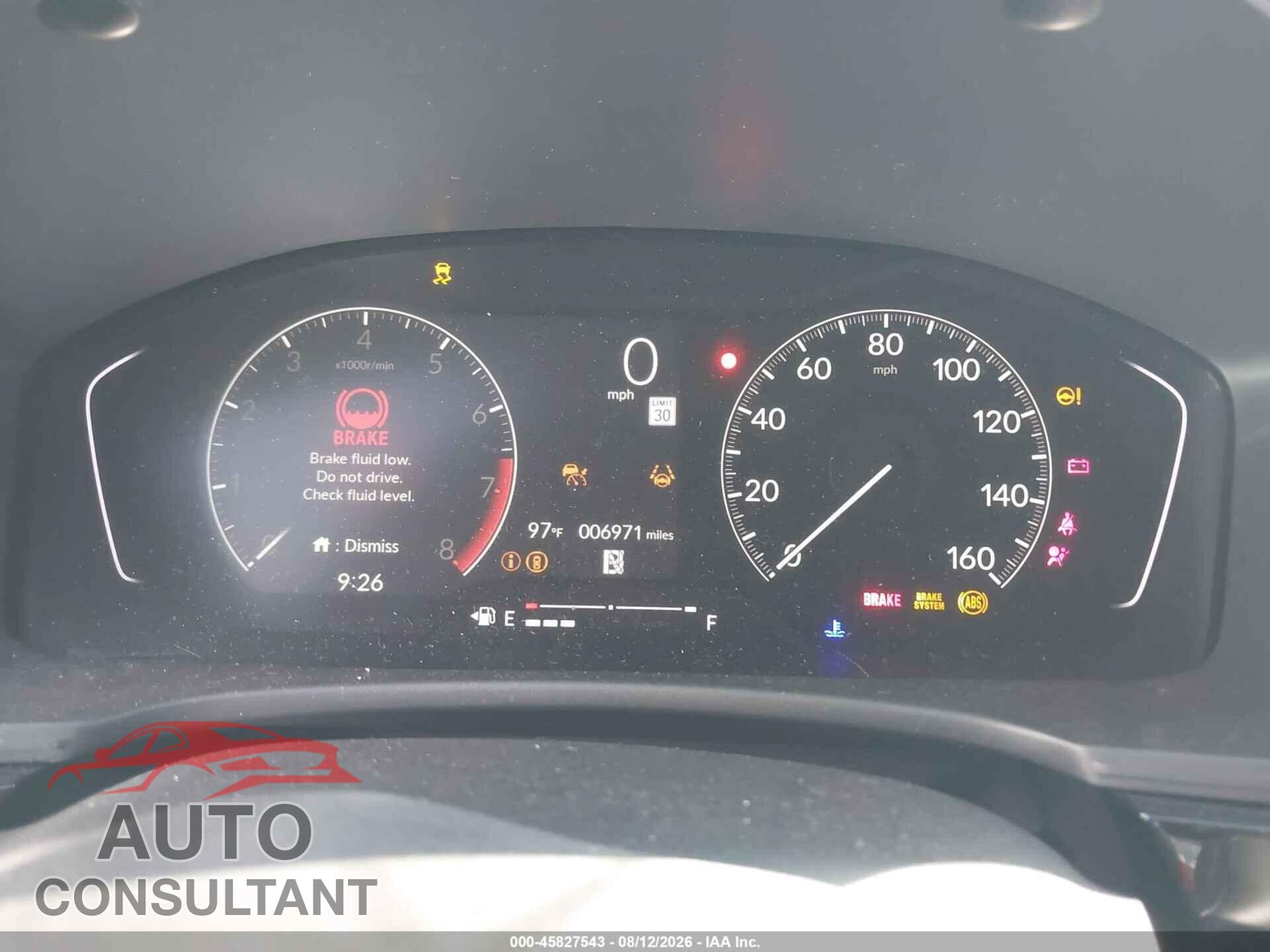 HONDA CIVIC 2026 - 2HGFE2F20TH578780