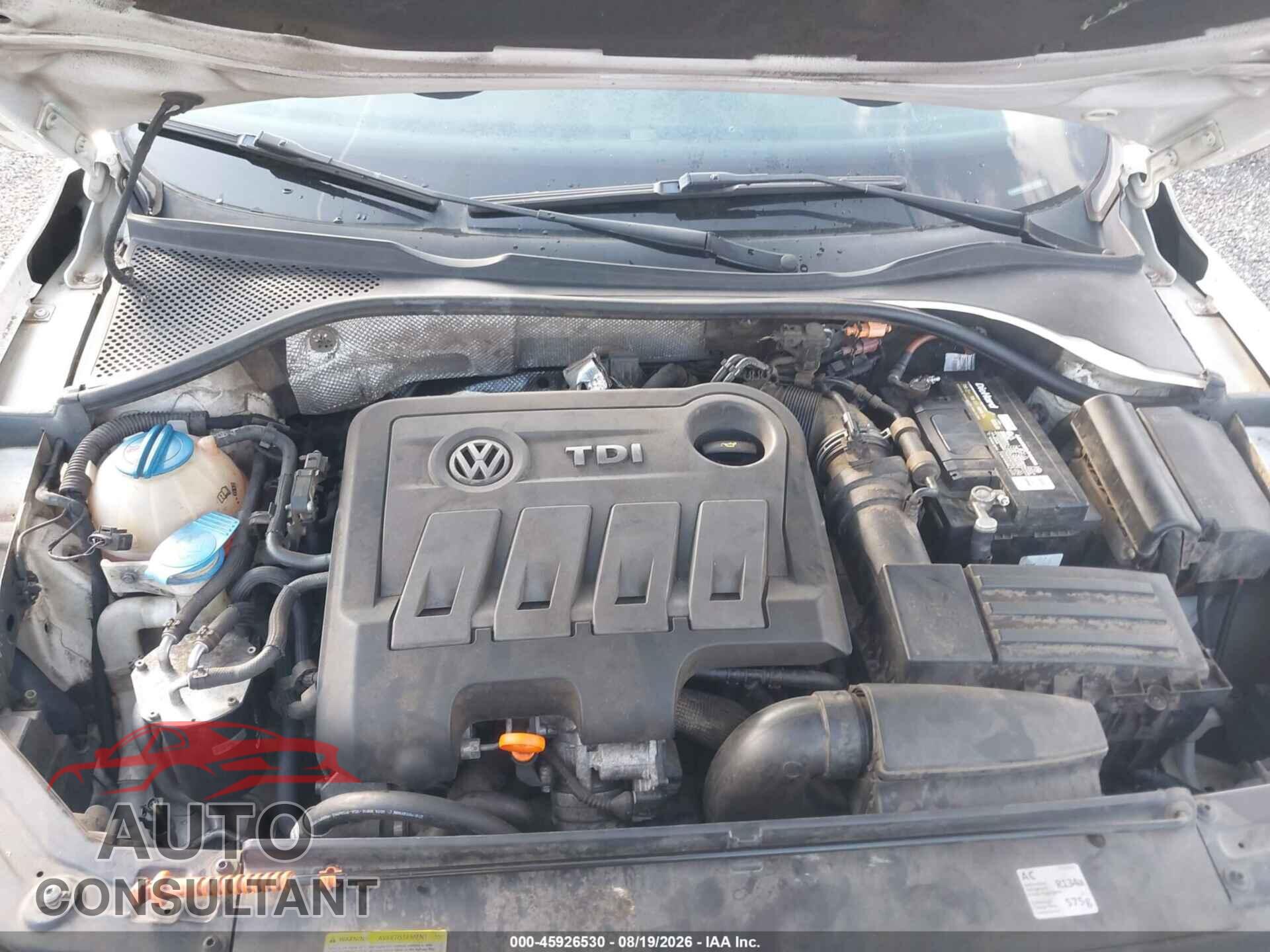 VOLKSWAGEN PASSAT 2012 - 1VWBN7A31CC101799