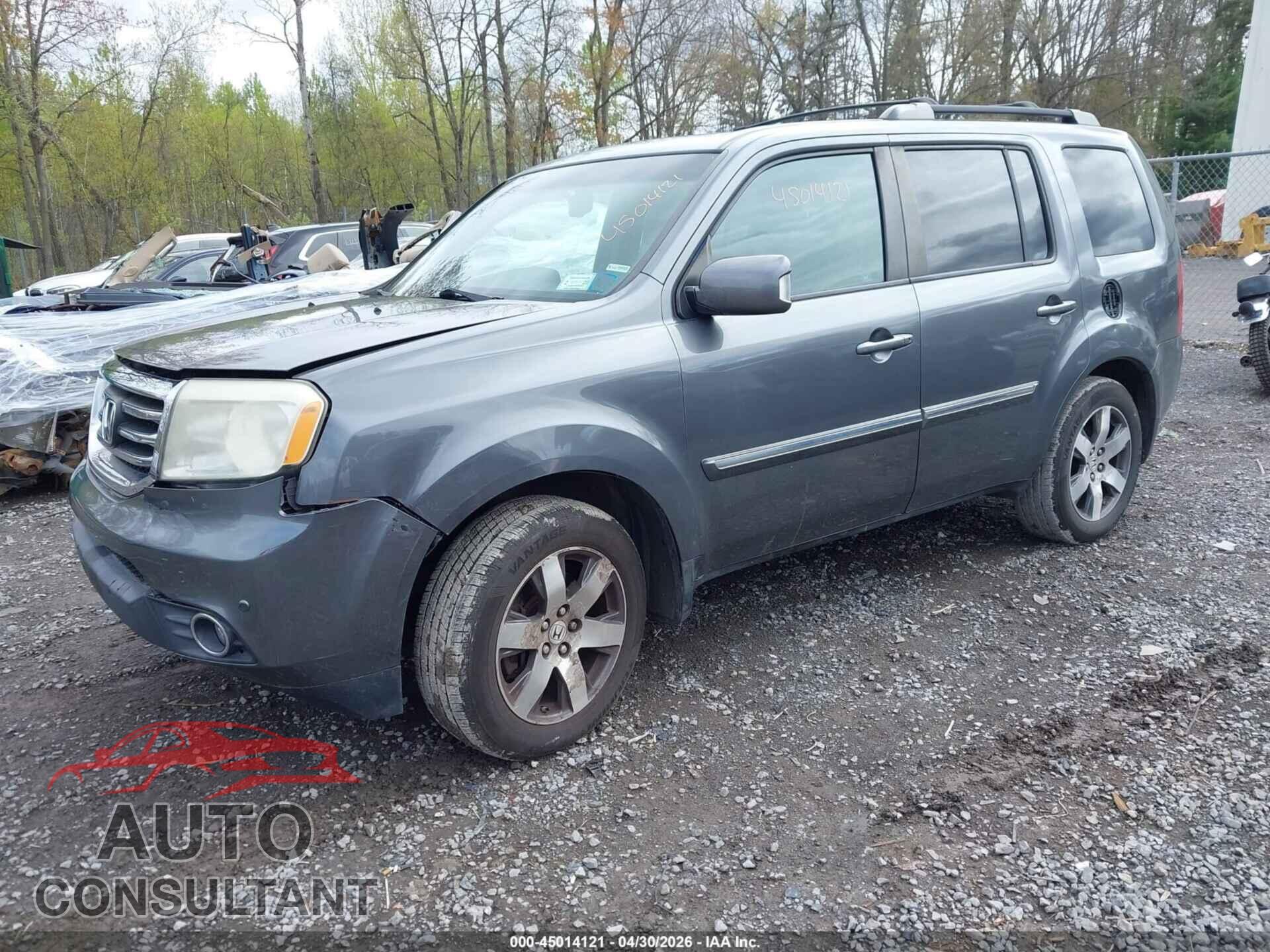 HONDA PILOT 2012 - 5FNYF4H95CB050491