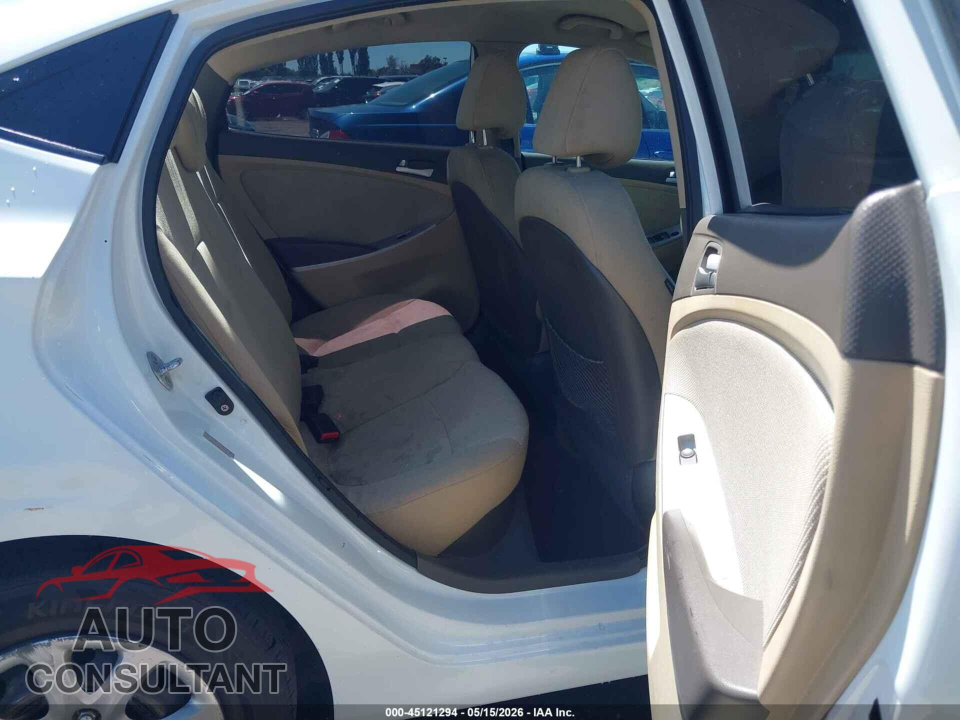 HYUNDAI ACCENT 2012 - KMHCT4AE5CU139443