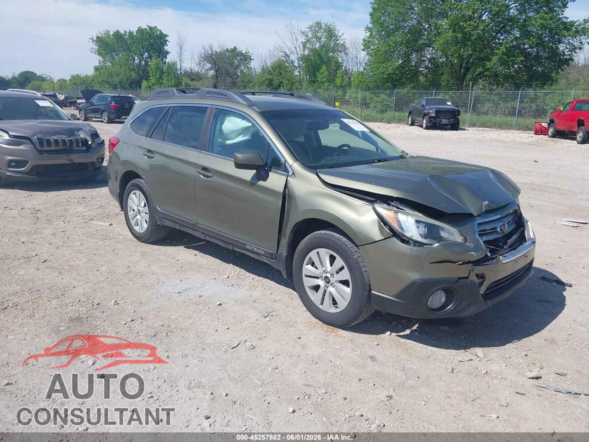 SUBARU OUTBACK 2016 - 4S4BSBCC3G3309941