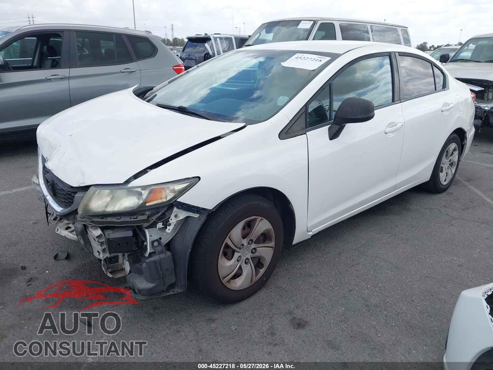 HONDA CIVIC 2014 - 19XFB2F58EE269025